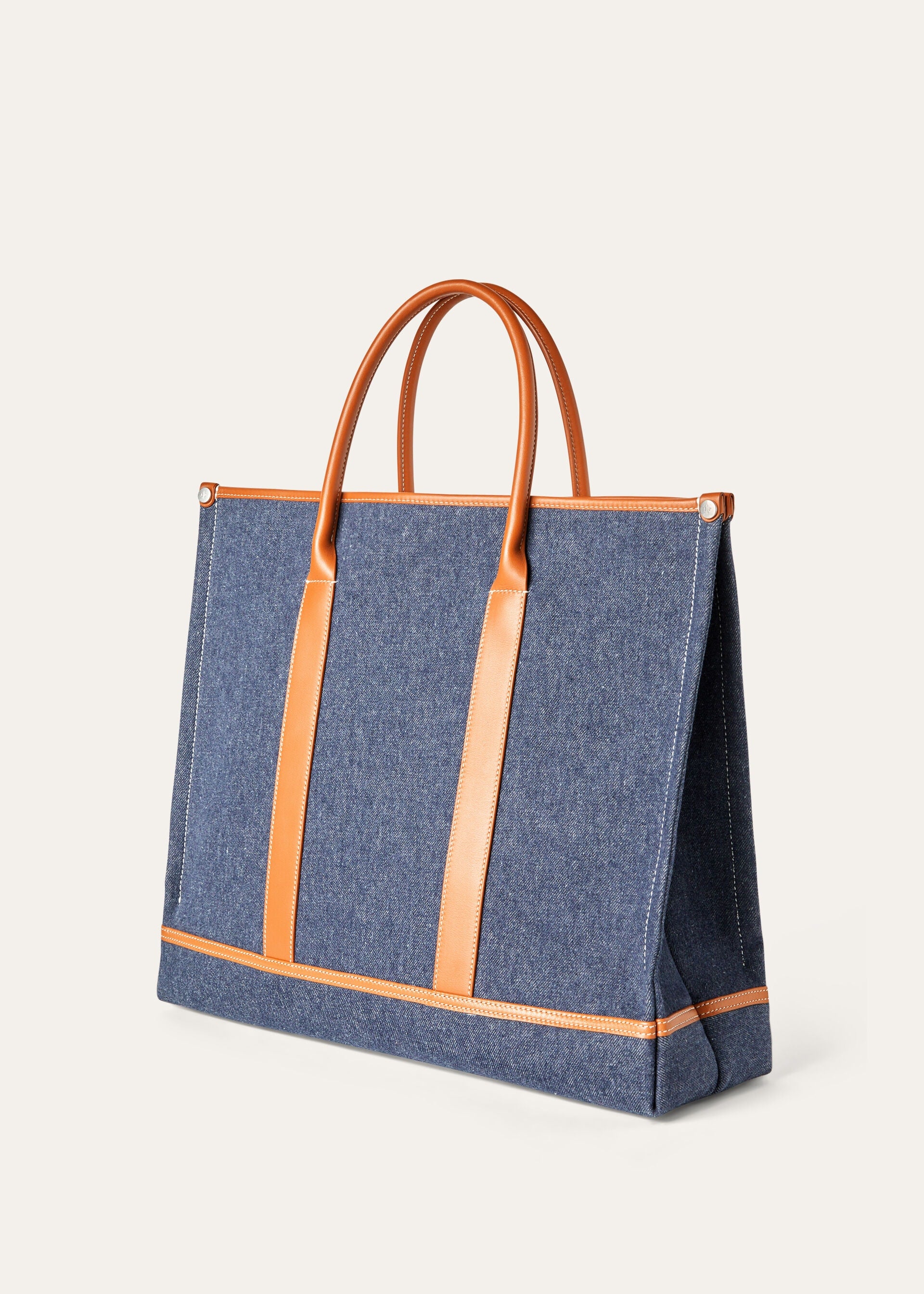 Small Beam tote - SURGE BLUE/ WHEAT BRAN/ANTQ SLVR