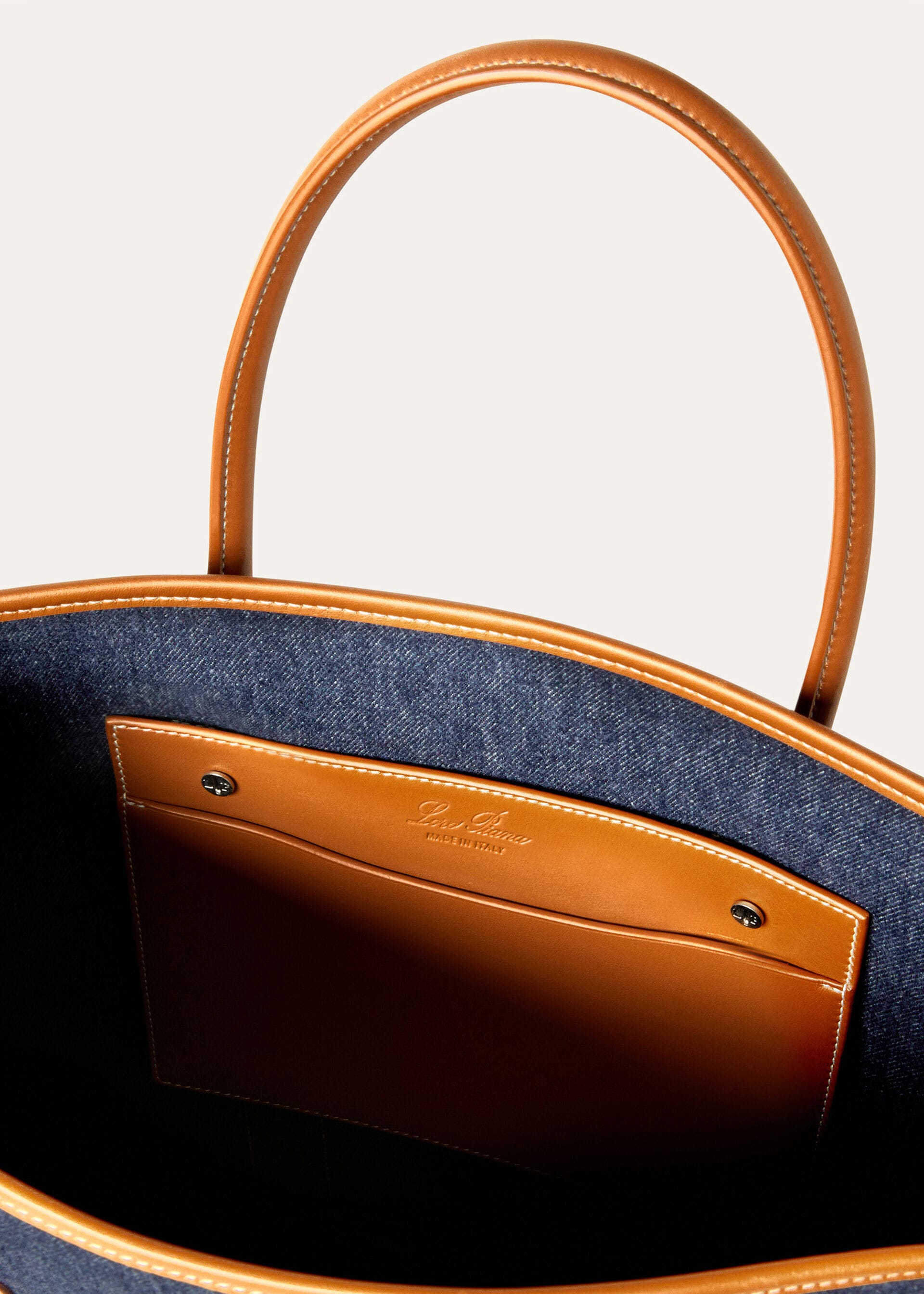 Small Beam tote - SURGE BLUE/ WHEAT BRAN/ANTQ SLVR