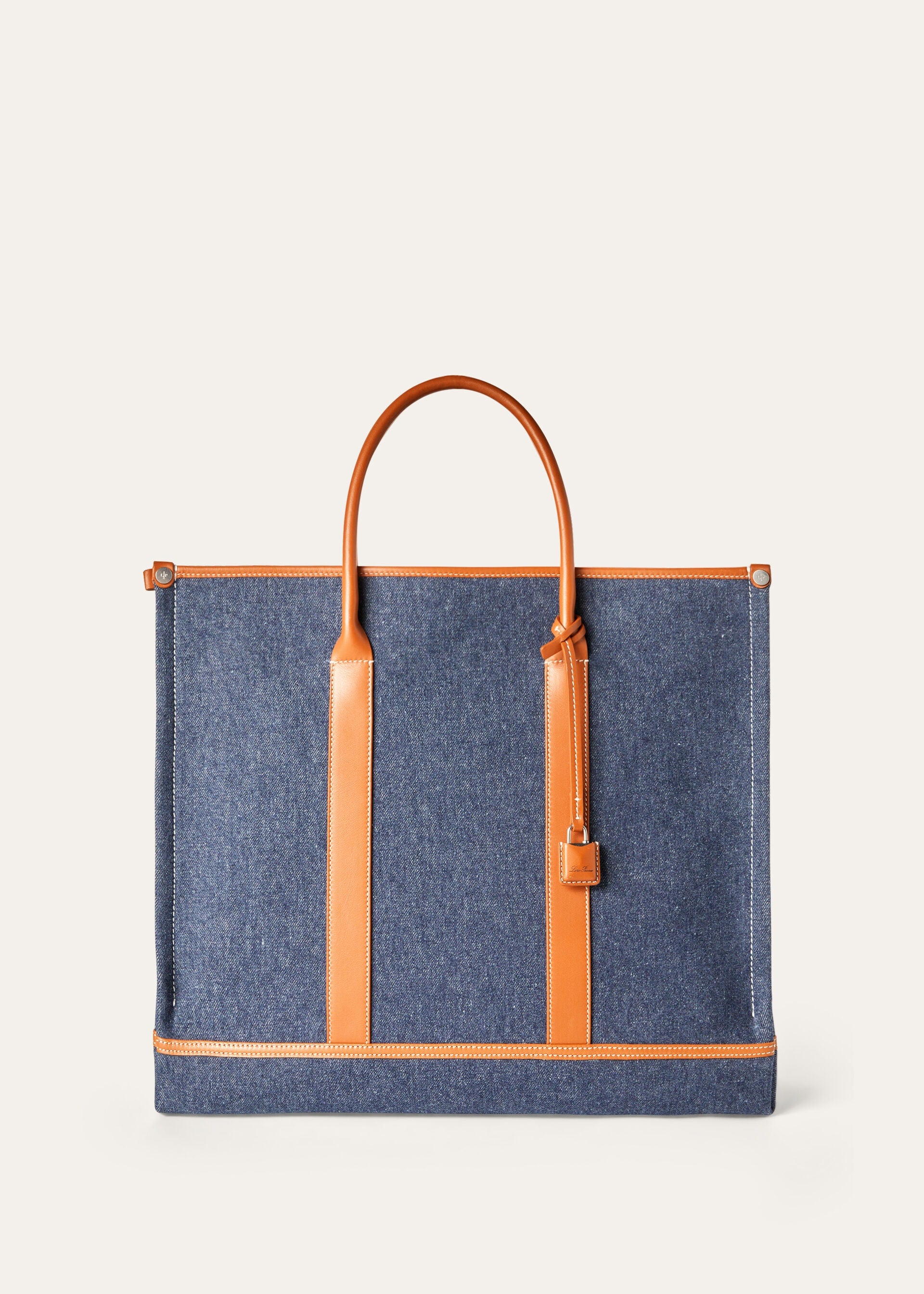 Small Beam tote - SURGE BLUE/ WHEAT BRAN/ANTQ SLVR