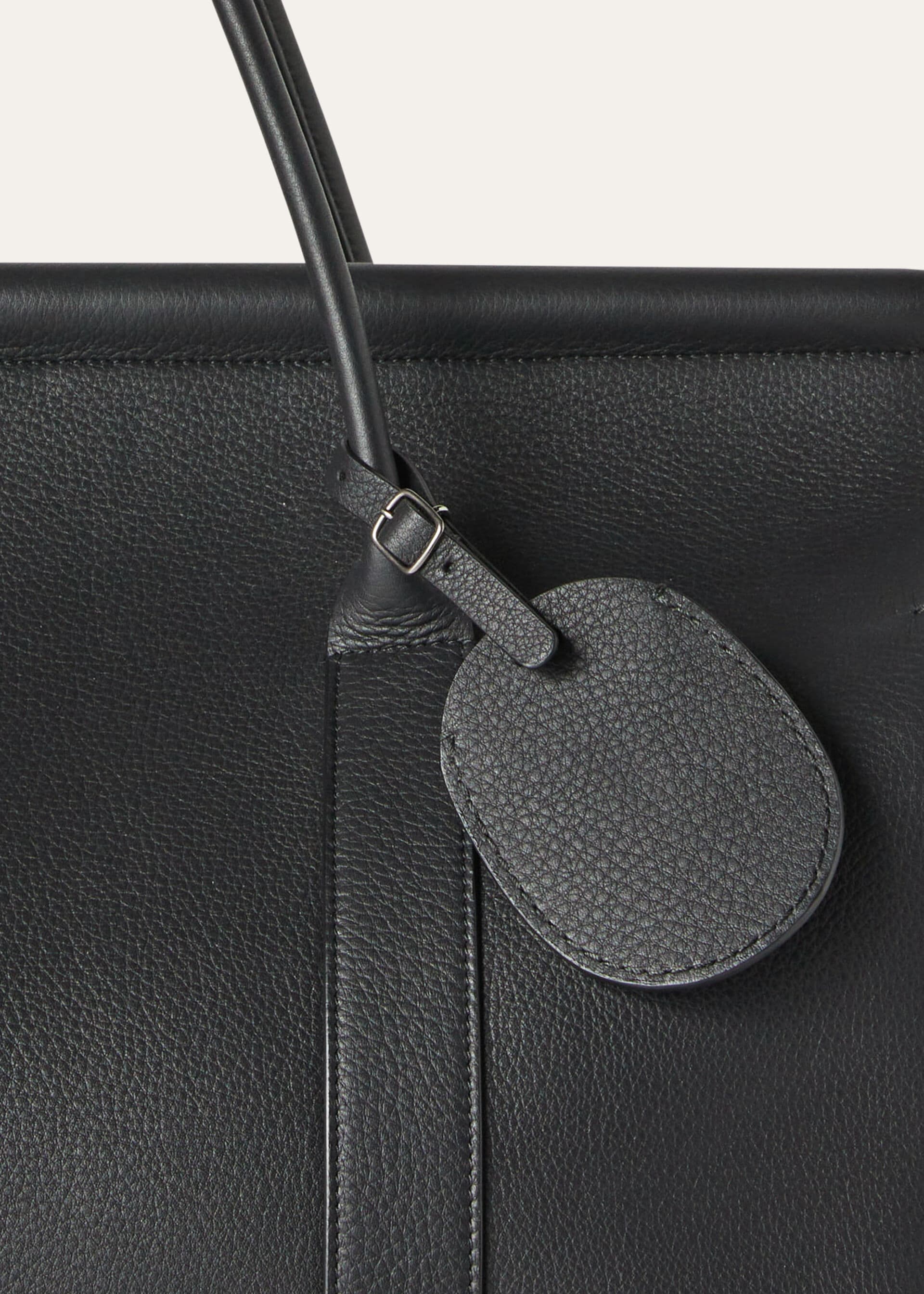 Oval Luggage Tag - Black/Onyx