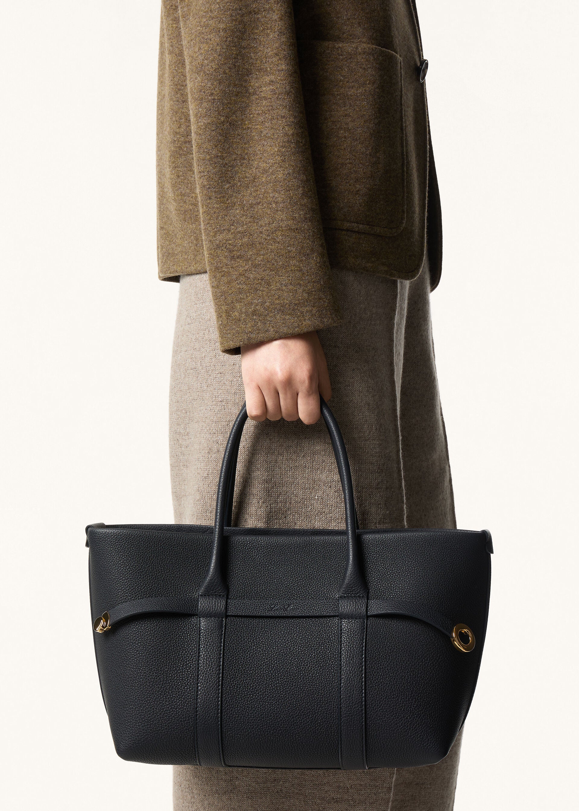 Small Ghiera Shopper - Blue Navy/Sun Gold