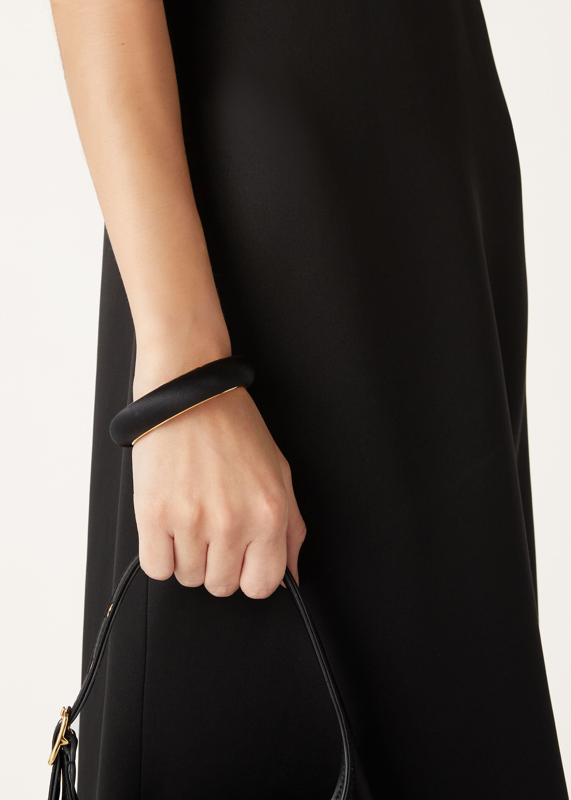 Duo Bangle Bracelet - Black/Jewel Sun Gold