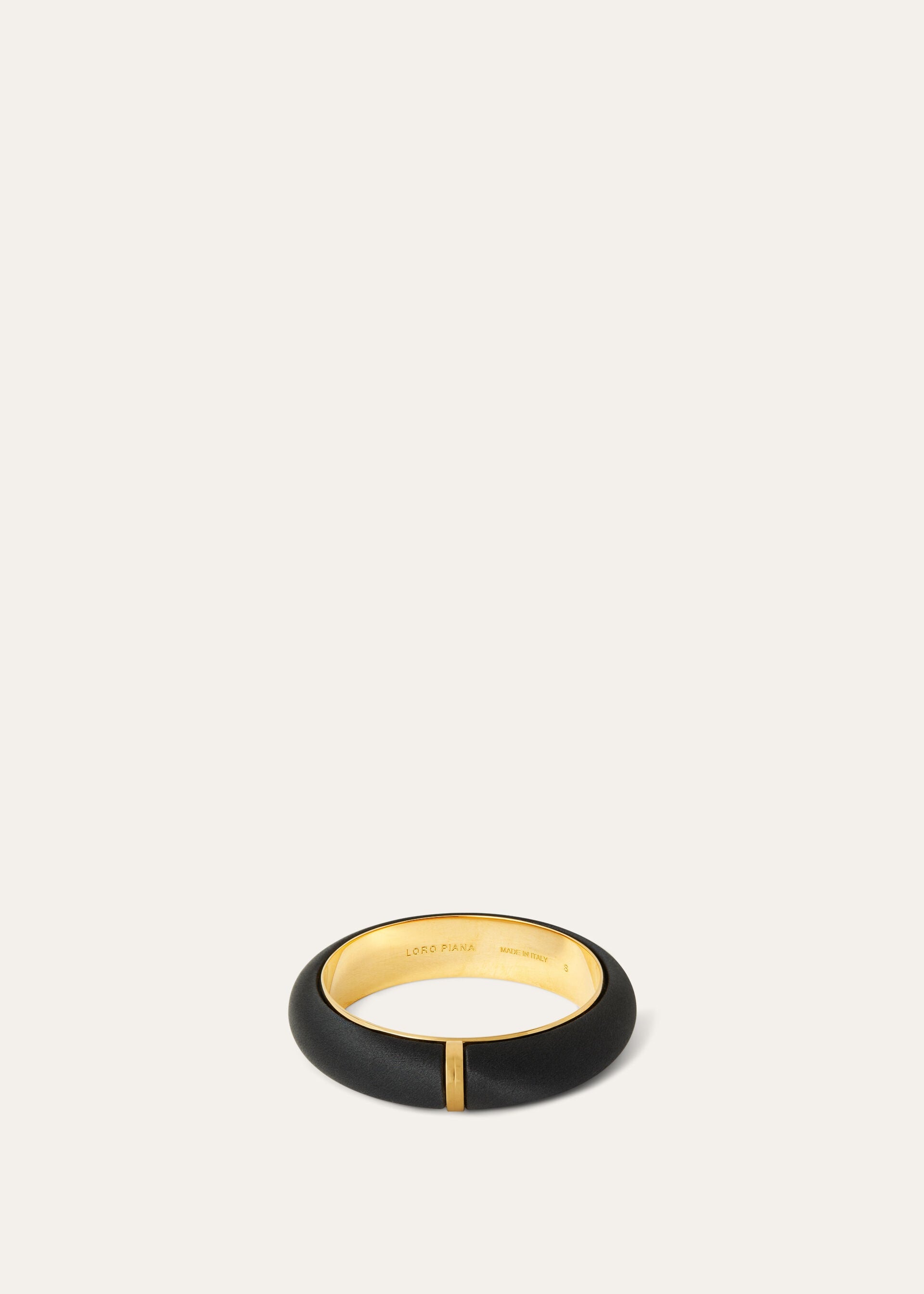 Duo Bangle Bracelet - Black/Jewel Sun Gold