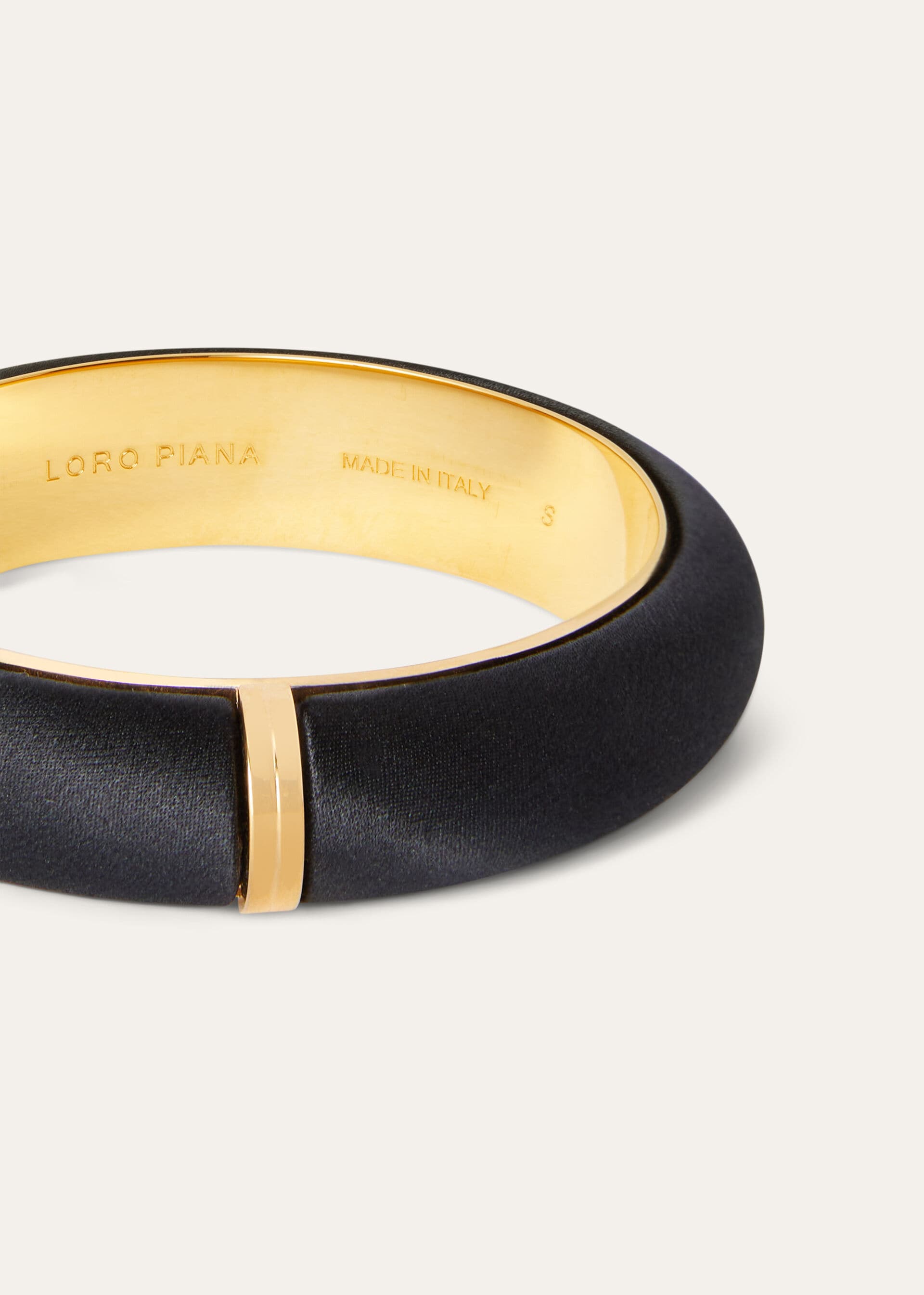 Duo Bangle Bracelet - Black/Jewel Sun Gold