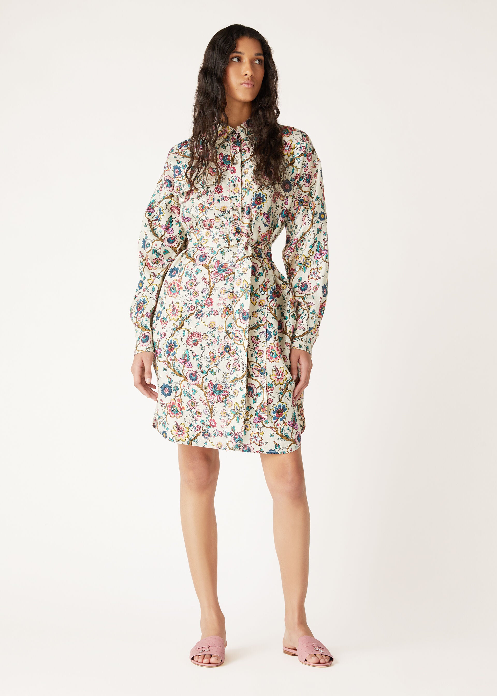 Emory Dress - SANDALWOOD+IMPRES.PINK+CREAM.HONEY
