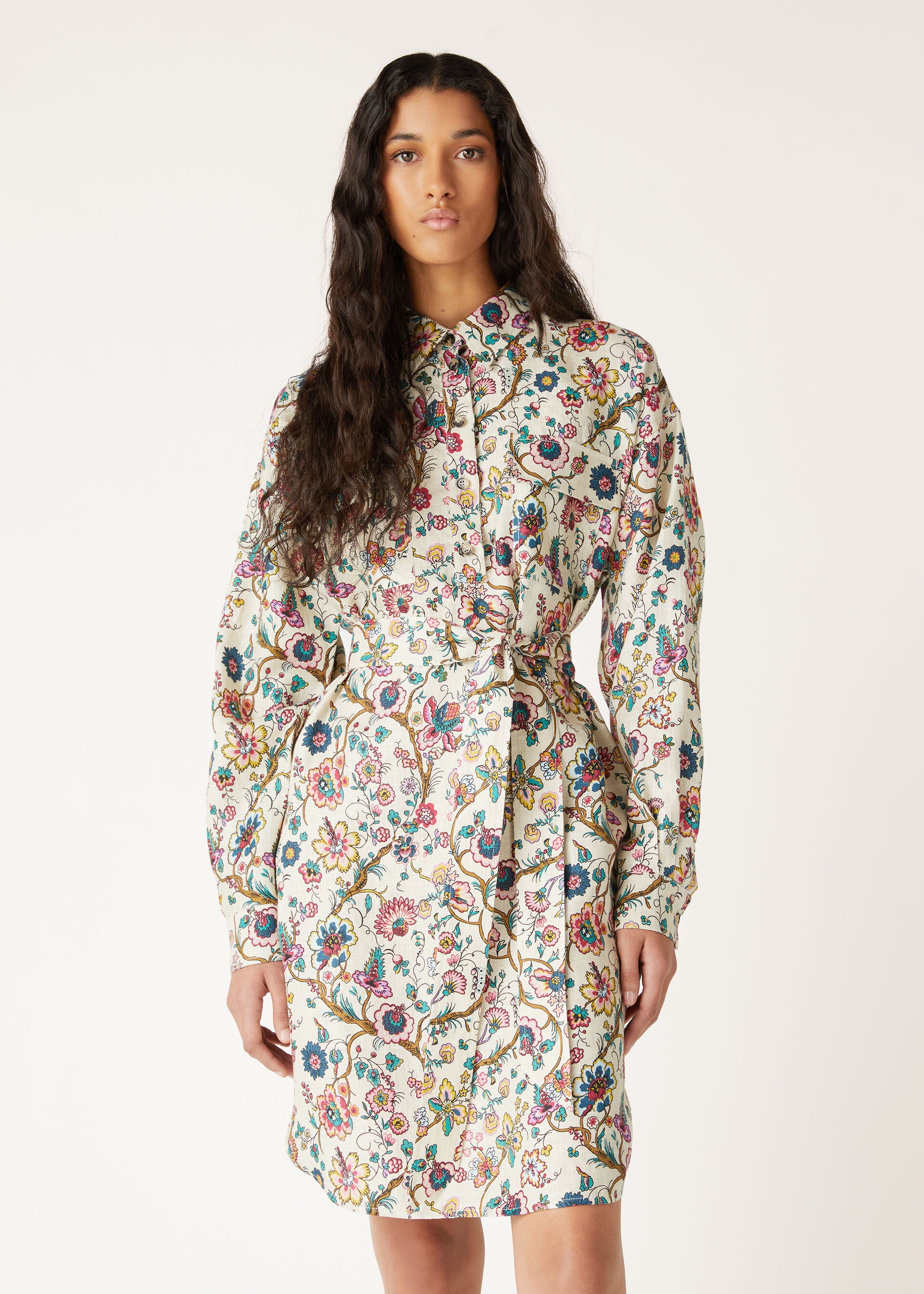 Emory Dress - SANDALWOOD+IMPRES.PINK+CREAM.HONEY