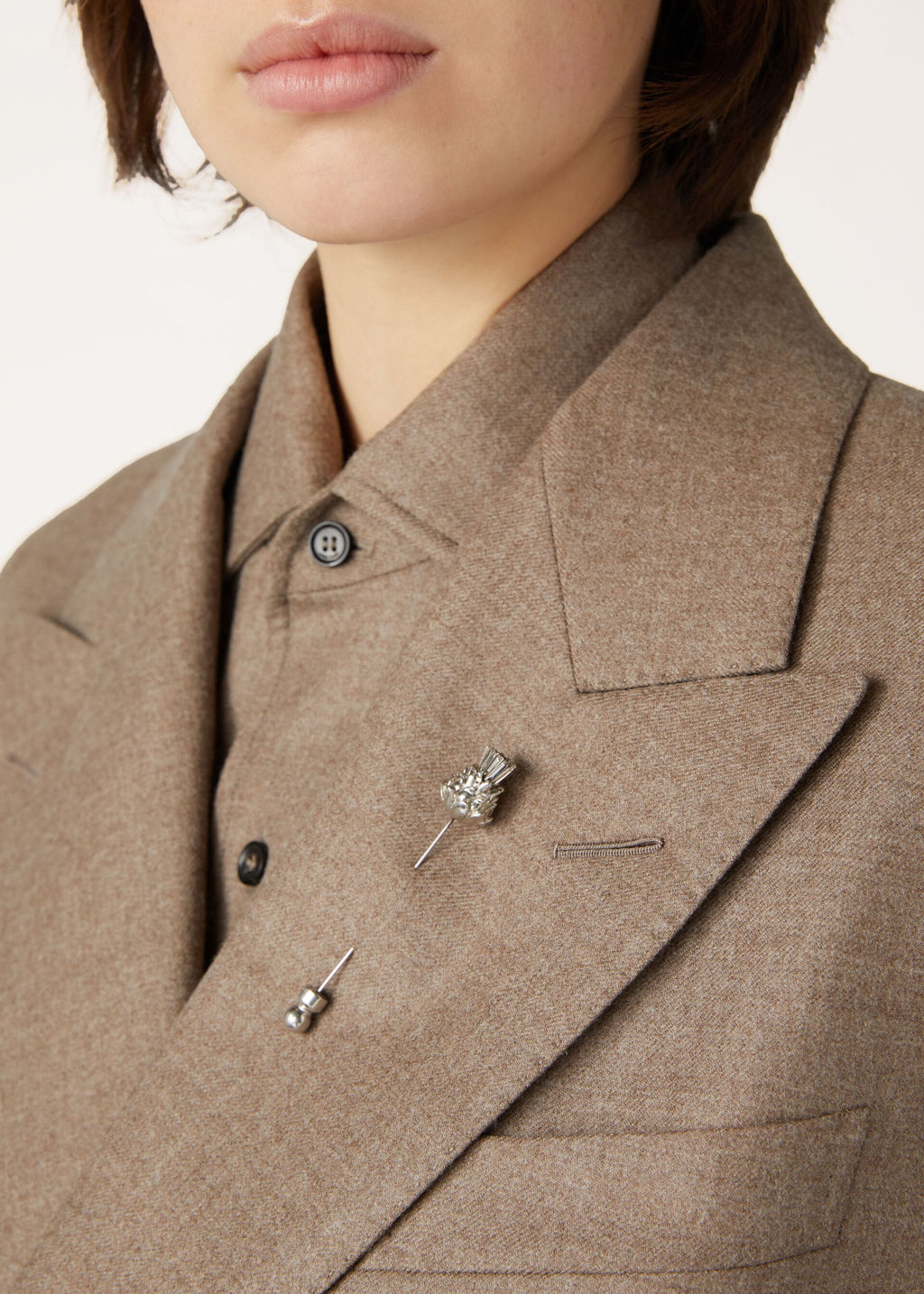 Cardo Pin - Antique Silver