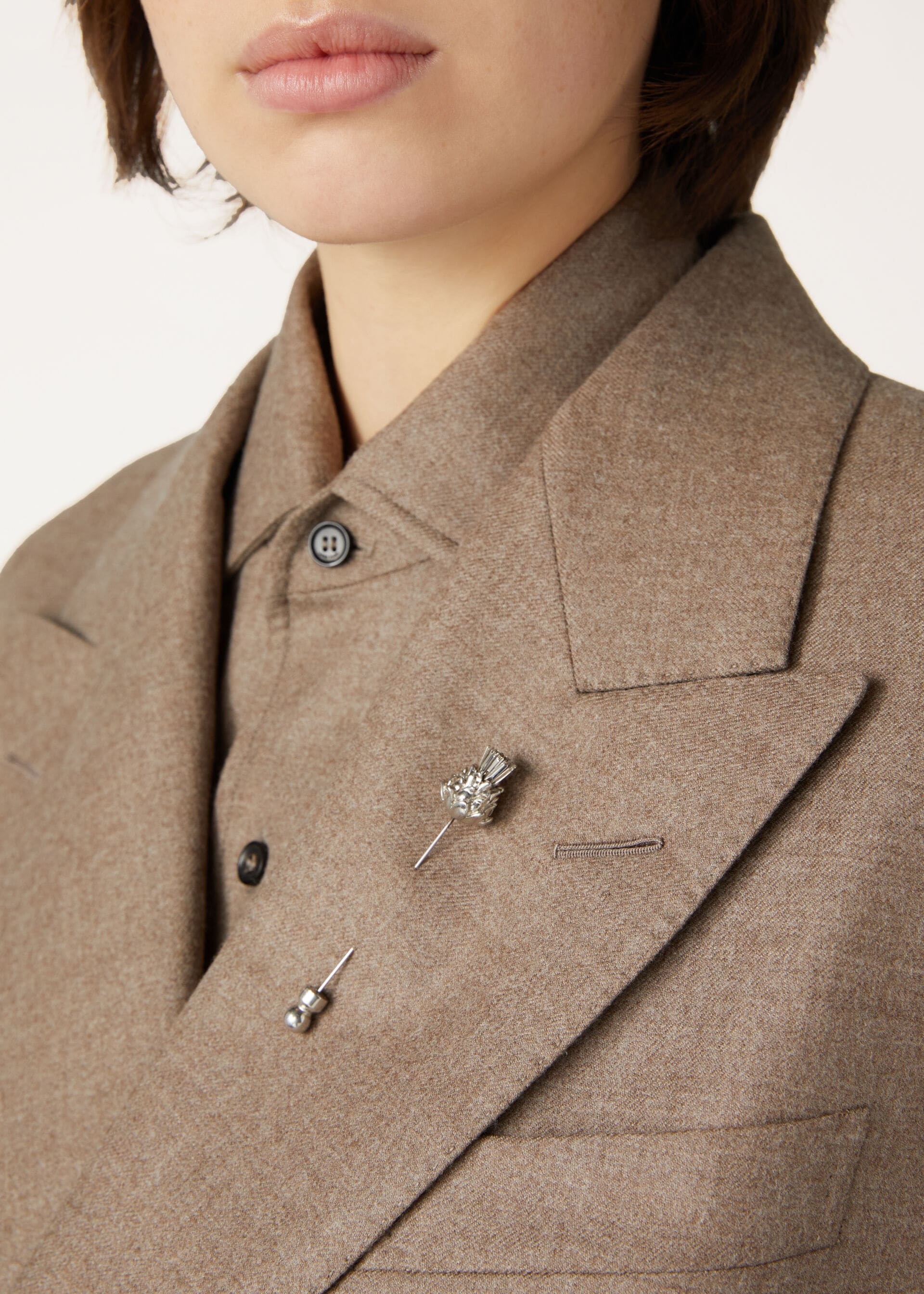 Cardo Pin - Antique Silver