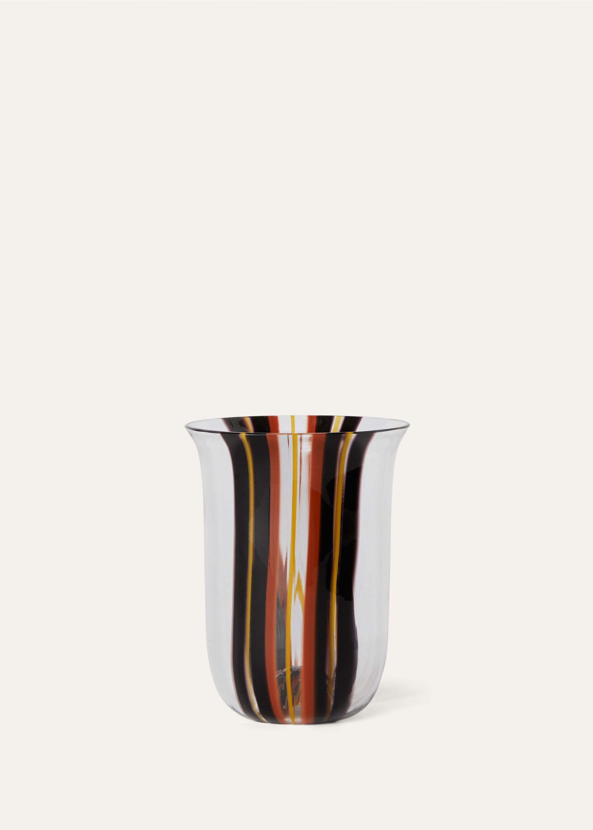 The Suitcase Stripe Glass - Black/Sun Gold/Kummel