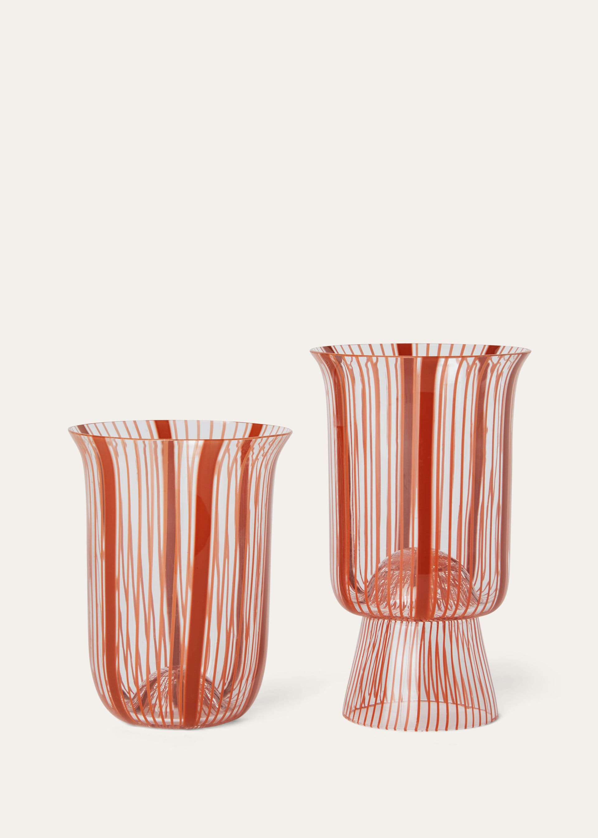The Filigree Stripe Glass - Kummel