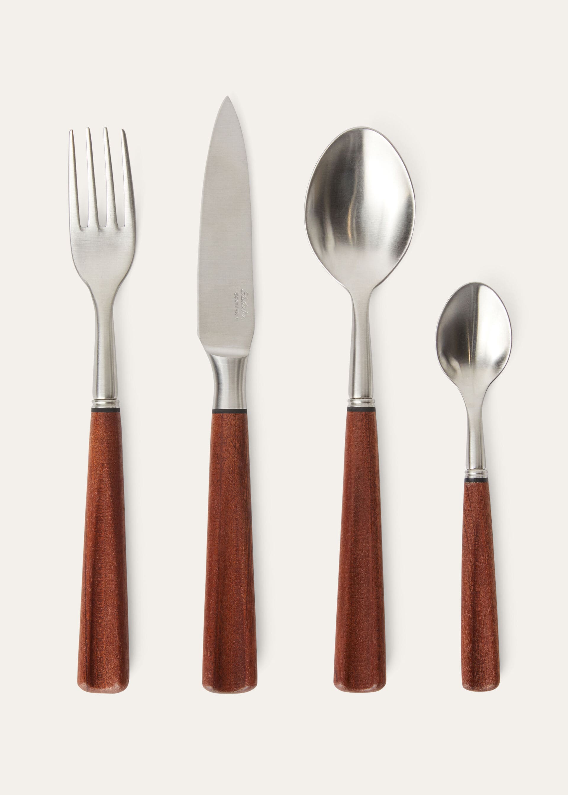 Set of 2 Soft Mahogany Forks - Mahogany