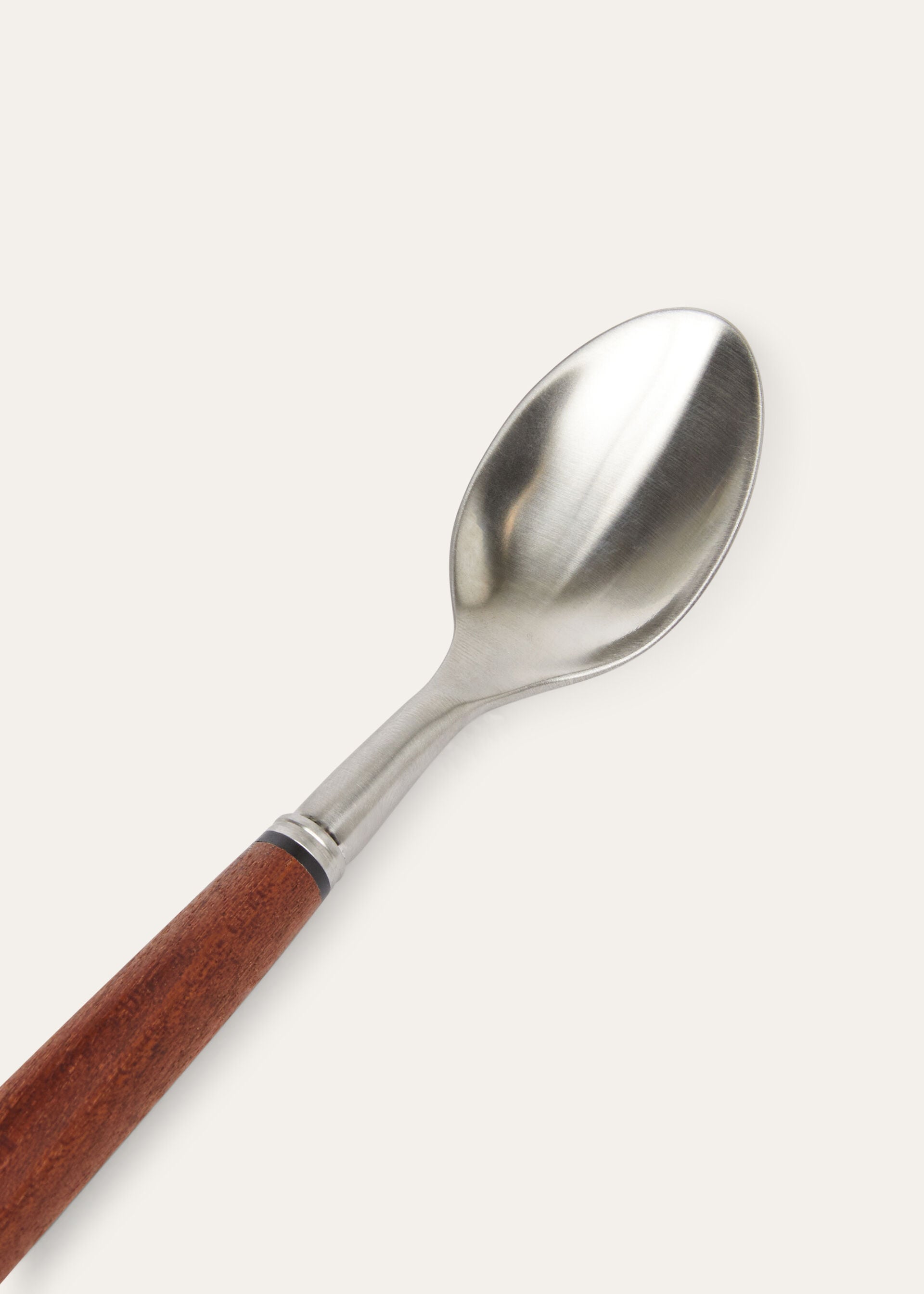 Set of 2 Soft Mahogany Tea Spoons - Mahogany