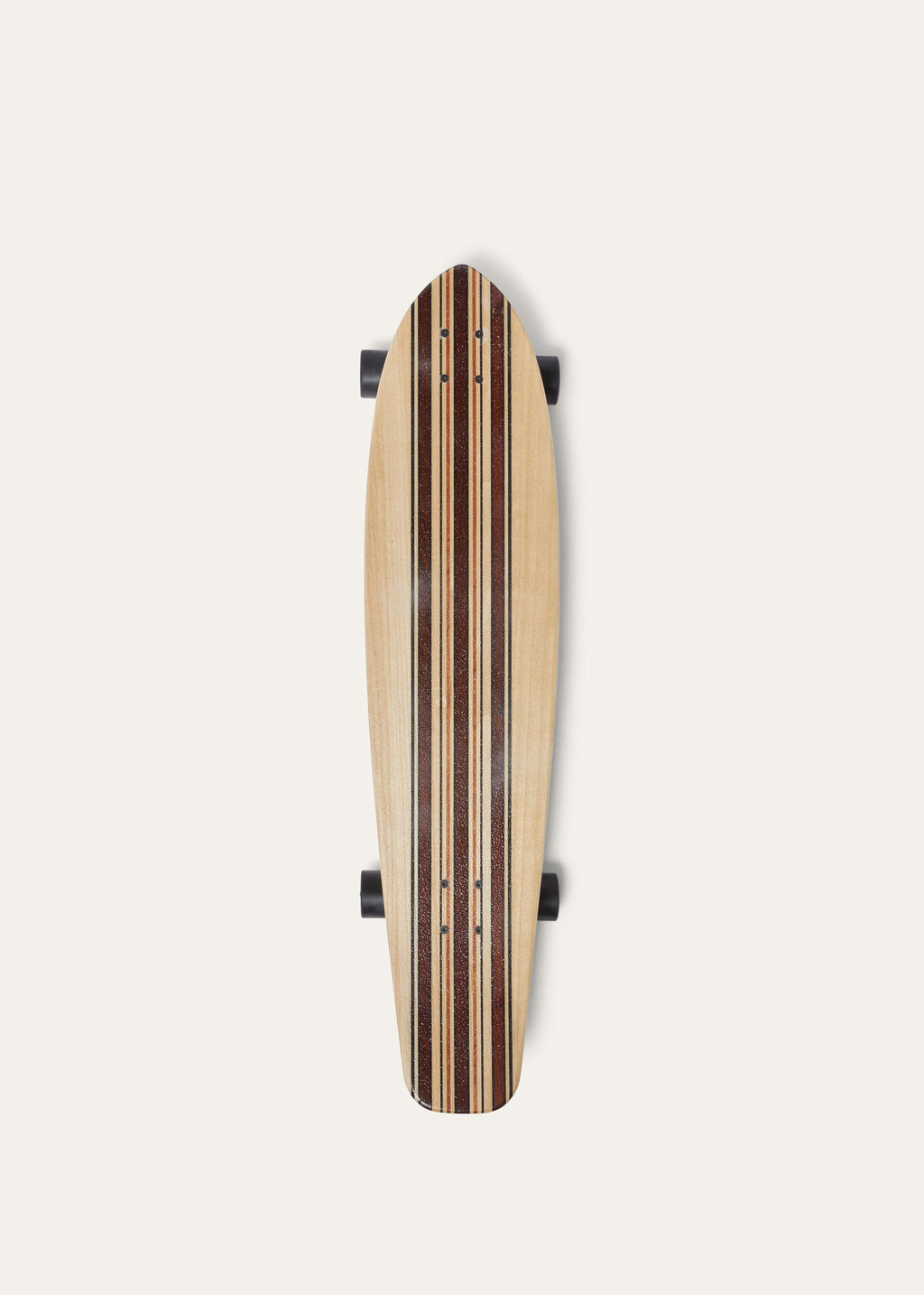 The Suitcase Stripe Longboard - Dark Sand