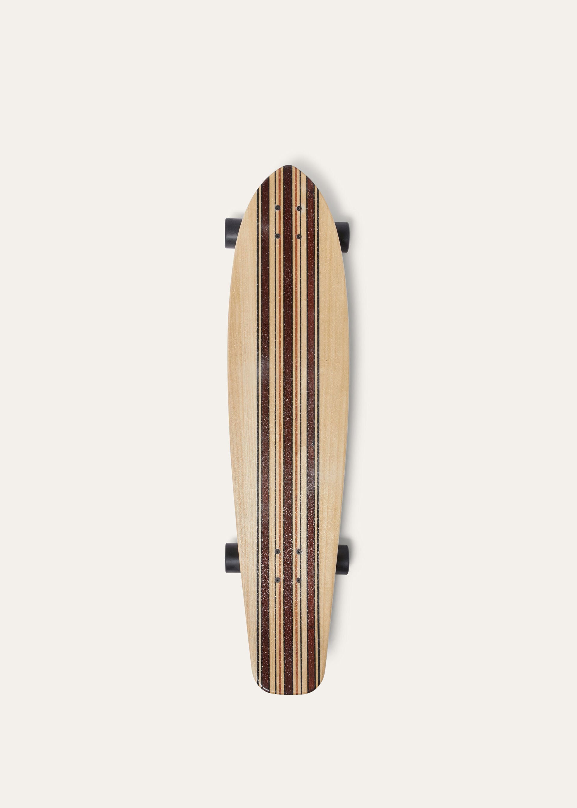 The Suitcase Stripe Longboard - Dark Sand