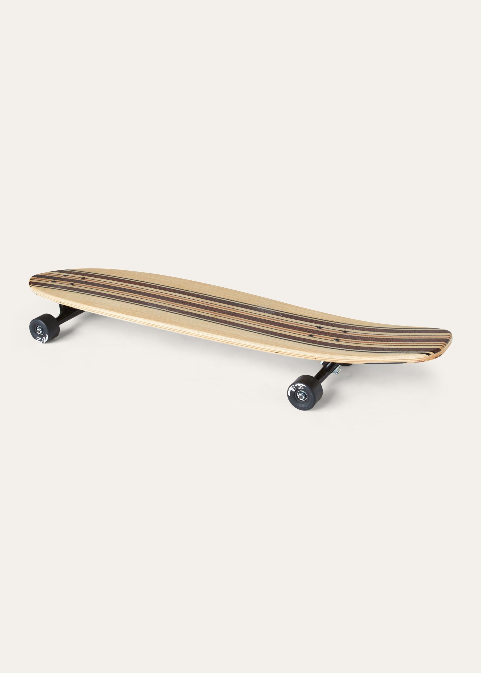The Suitcase Stripe Longboard - Dark Sand
