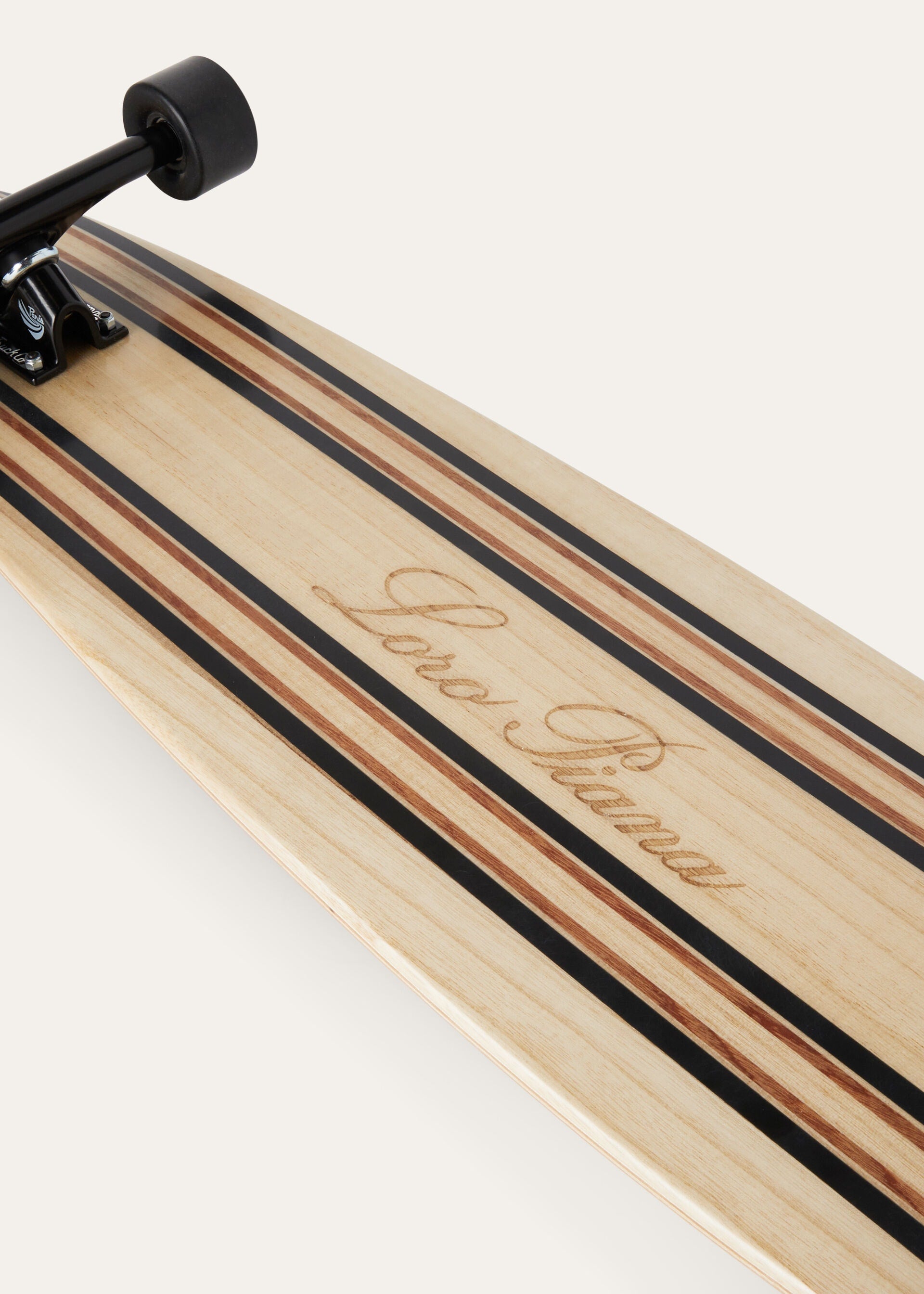 The Suitcase Stripe Longboard - Dark Sand