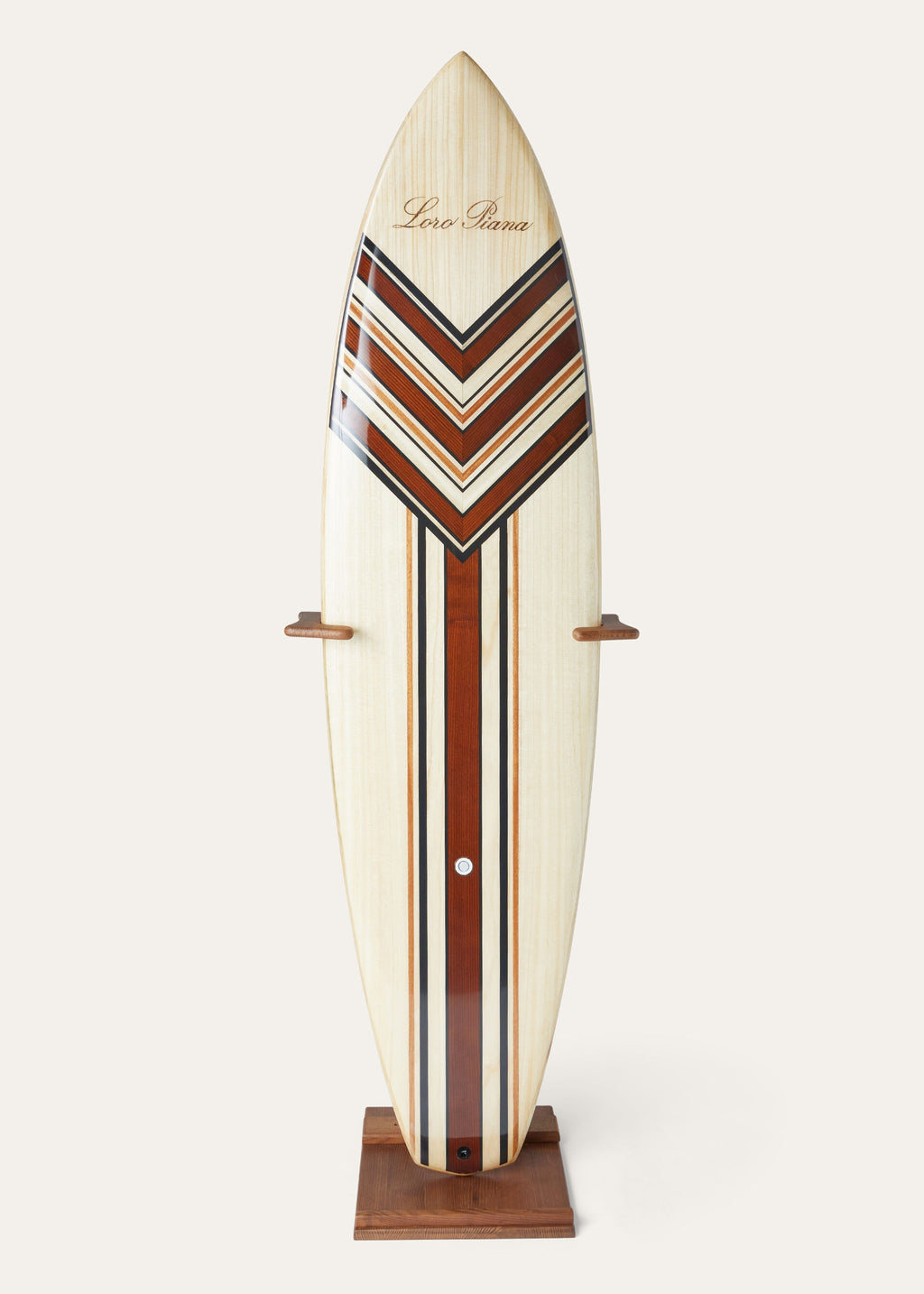 The Suitcase Stripe Surfboard - Dark Sand