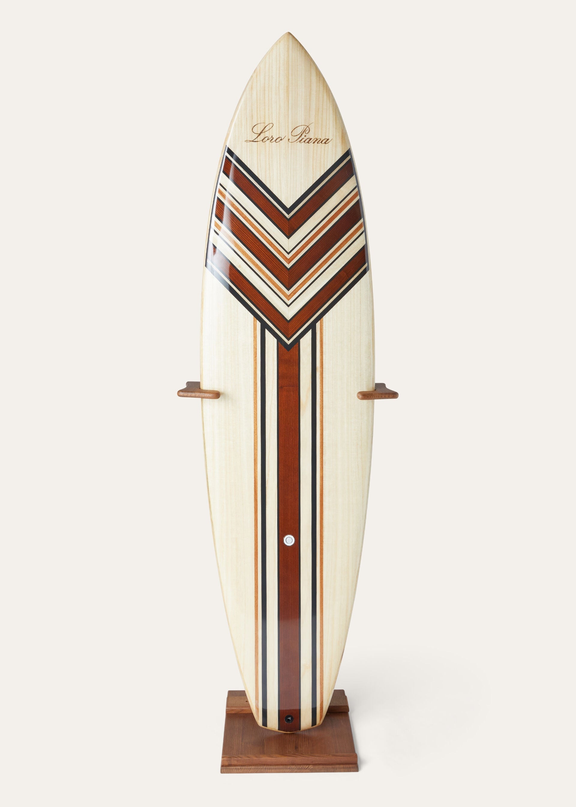 The Suitcase Stripe Surfboard - Dark Sand
