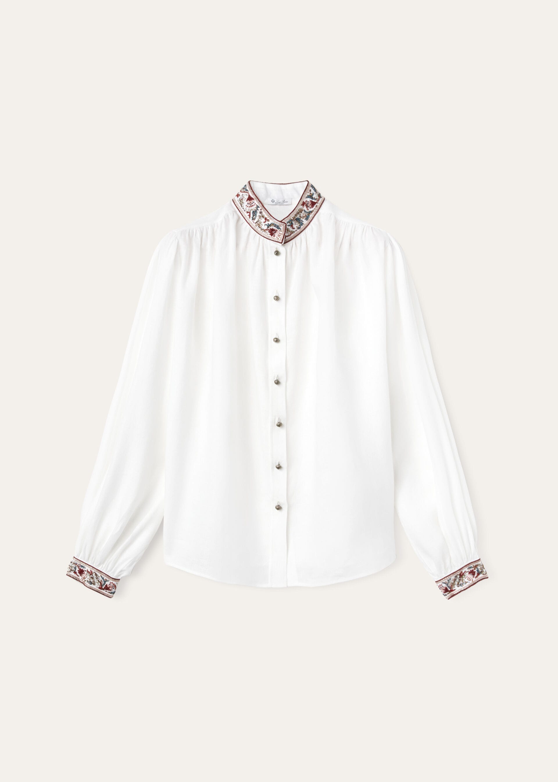 Flores Shirt - Optical White