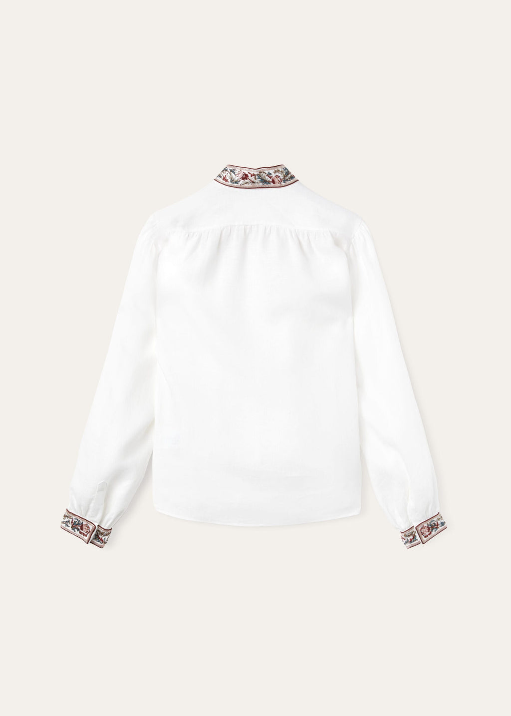 Flores Shirt - Optical White