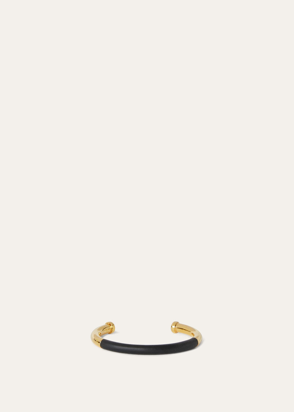 Open-Cuff Bracelet - Black/Jewel Sun Gold