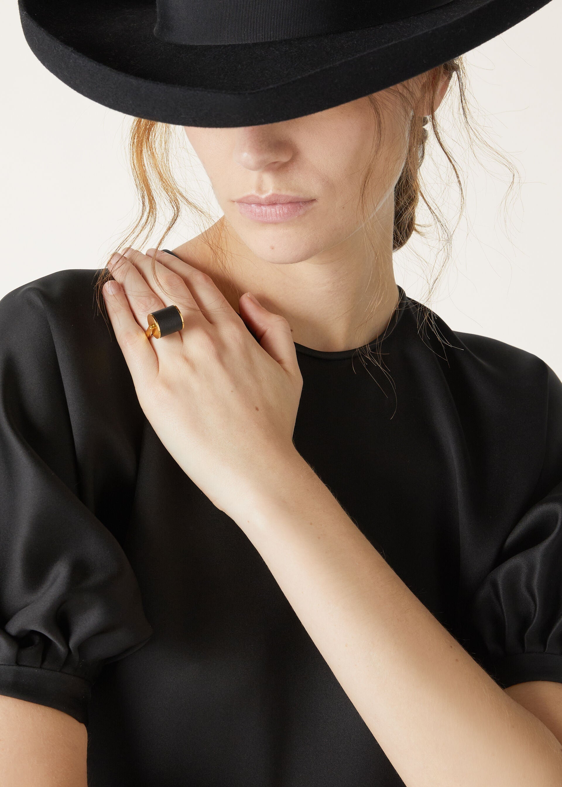 Duo Ring - Black/Jewel Sun Gold