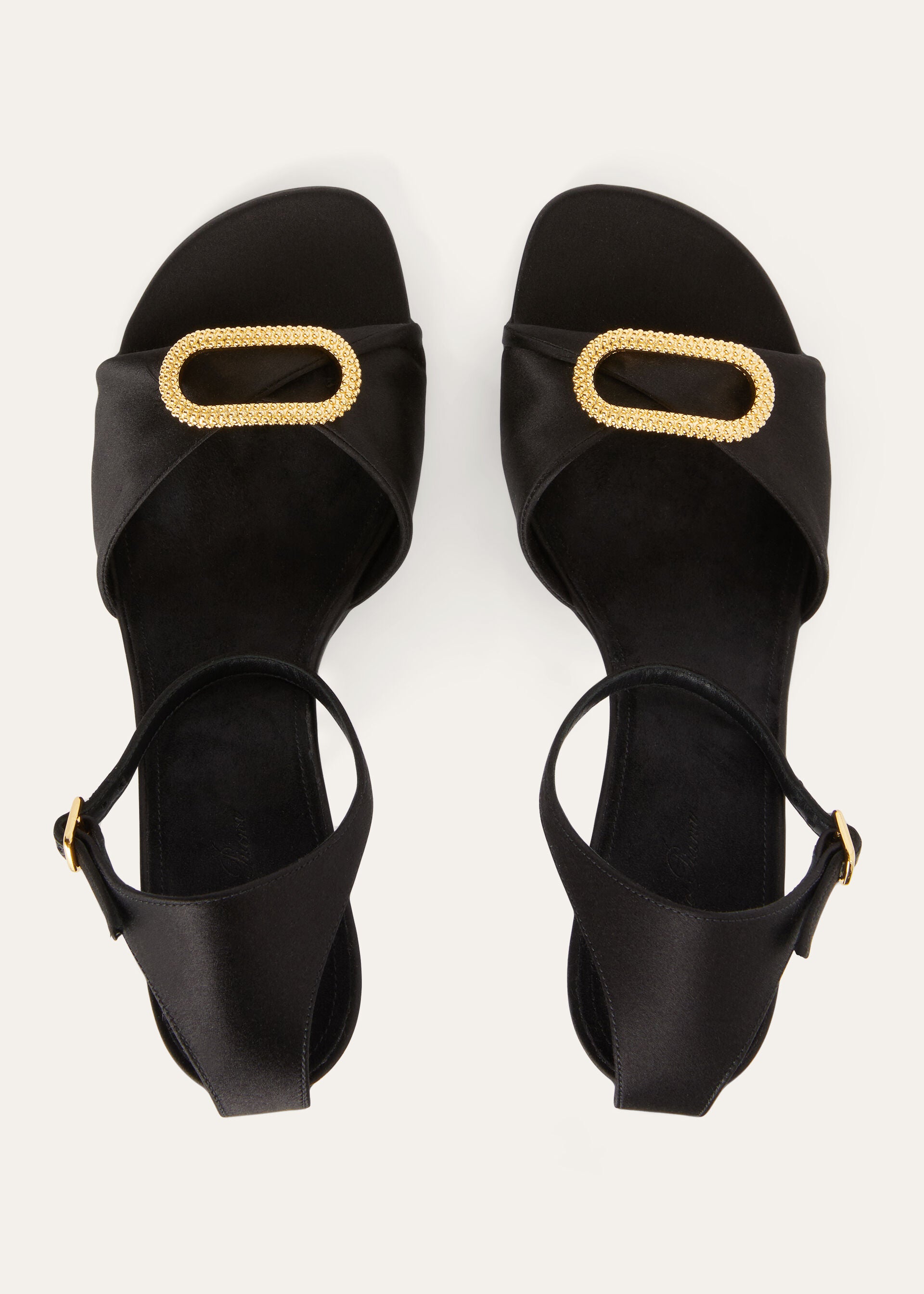 Olympia Heeled Sandal - Black