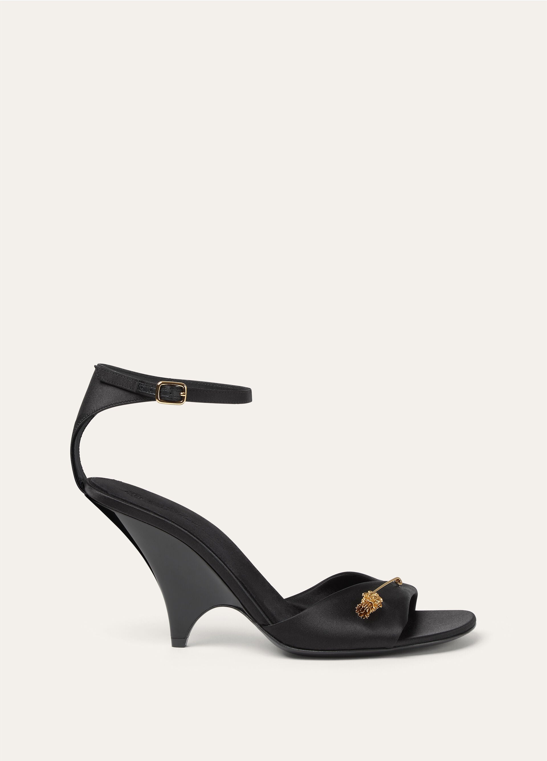 Olympia Heeled Sandal - Black