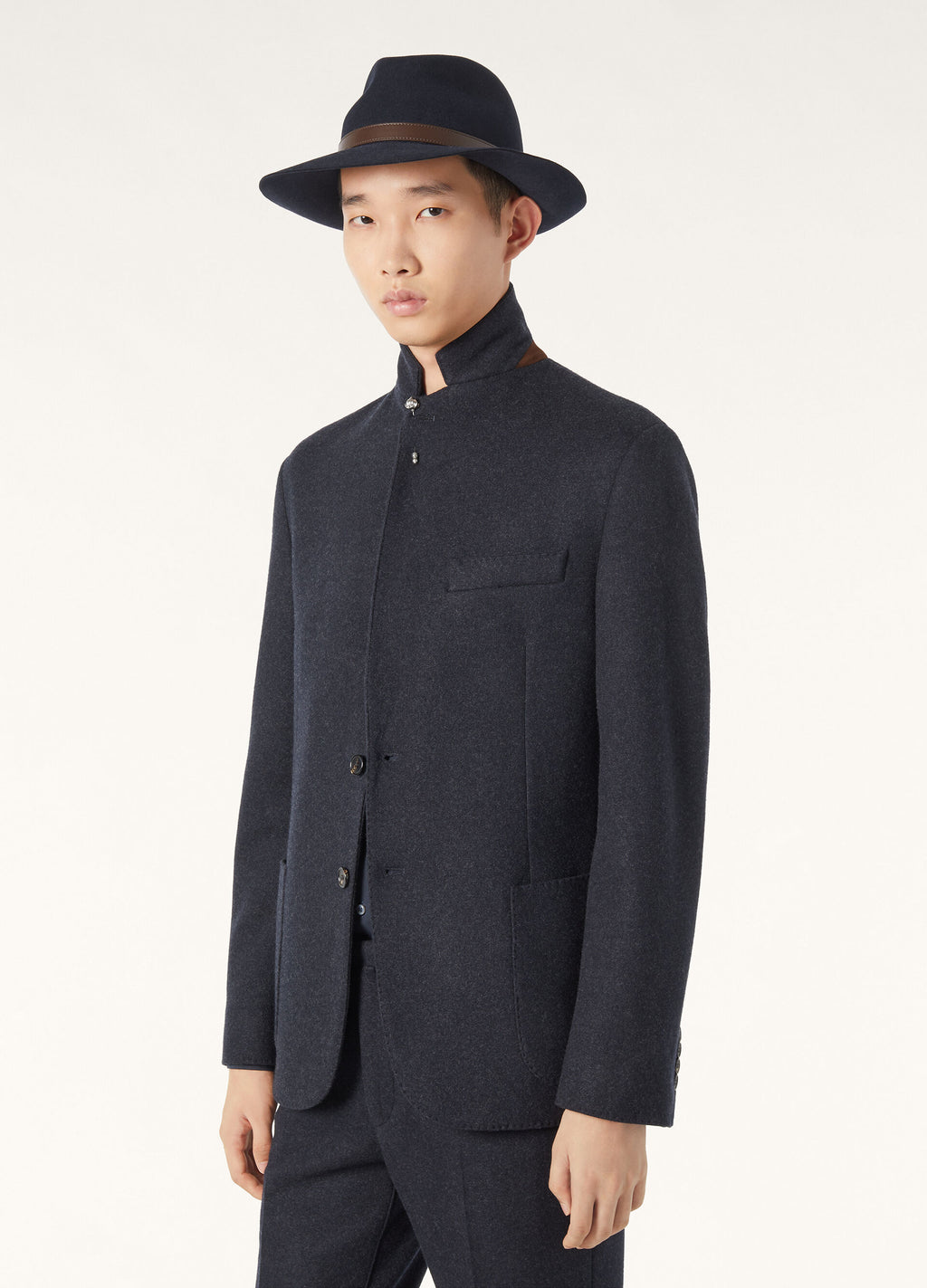 Novalis Sweater Jacket - Navy Blue