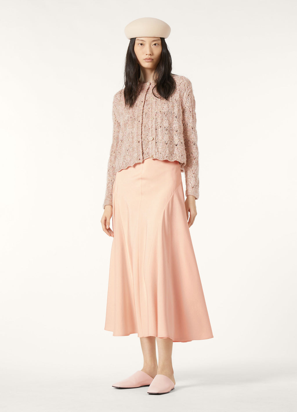 Verbania Cardigan - Dried Flower Petals