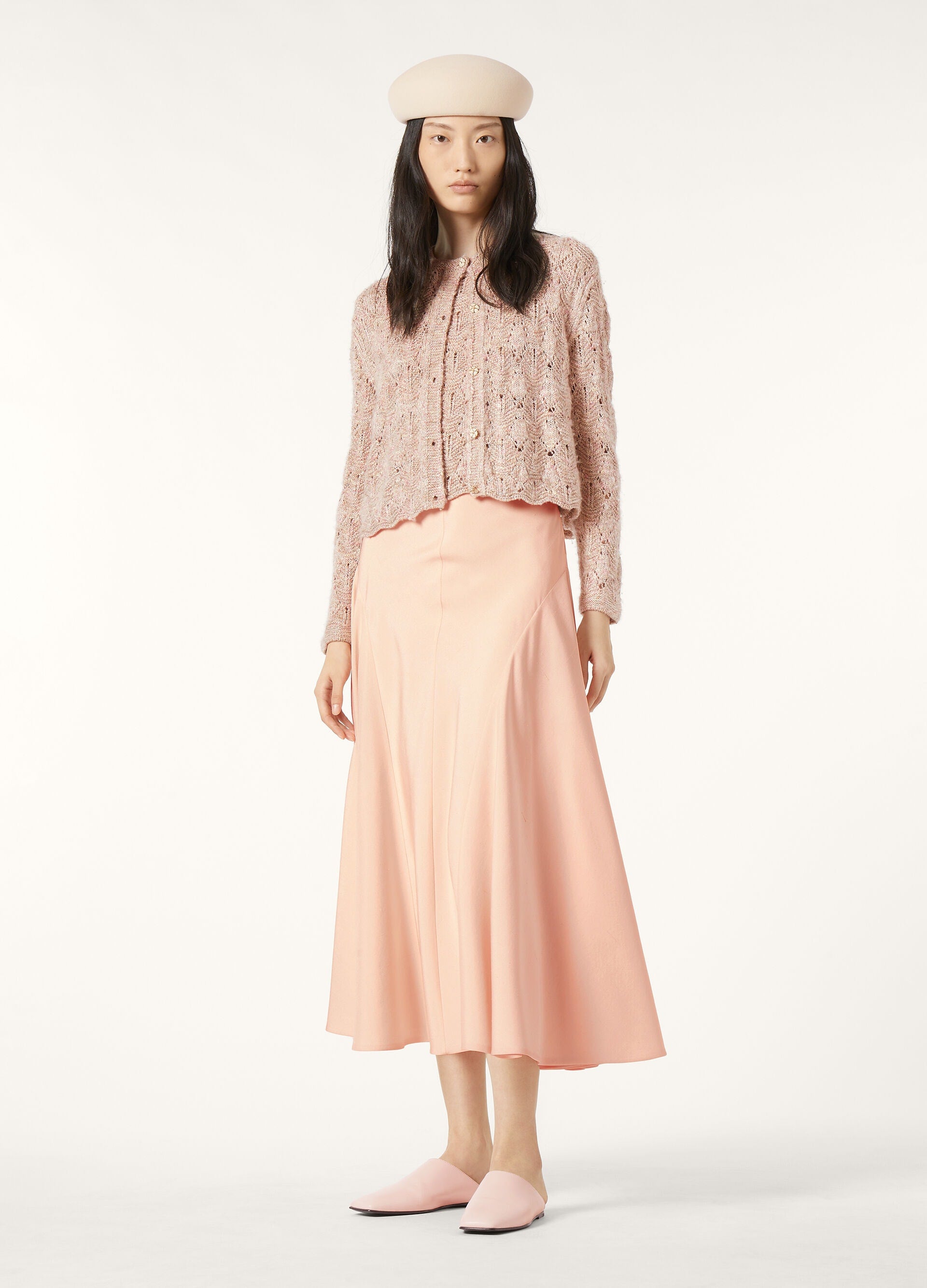 Verbania Cardigan - Dried Flower Petals