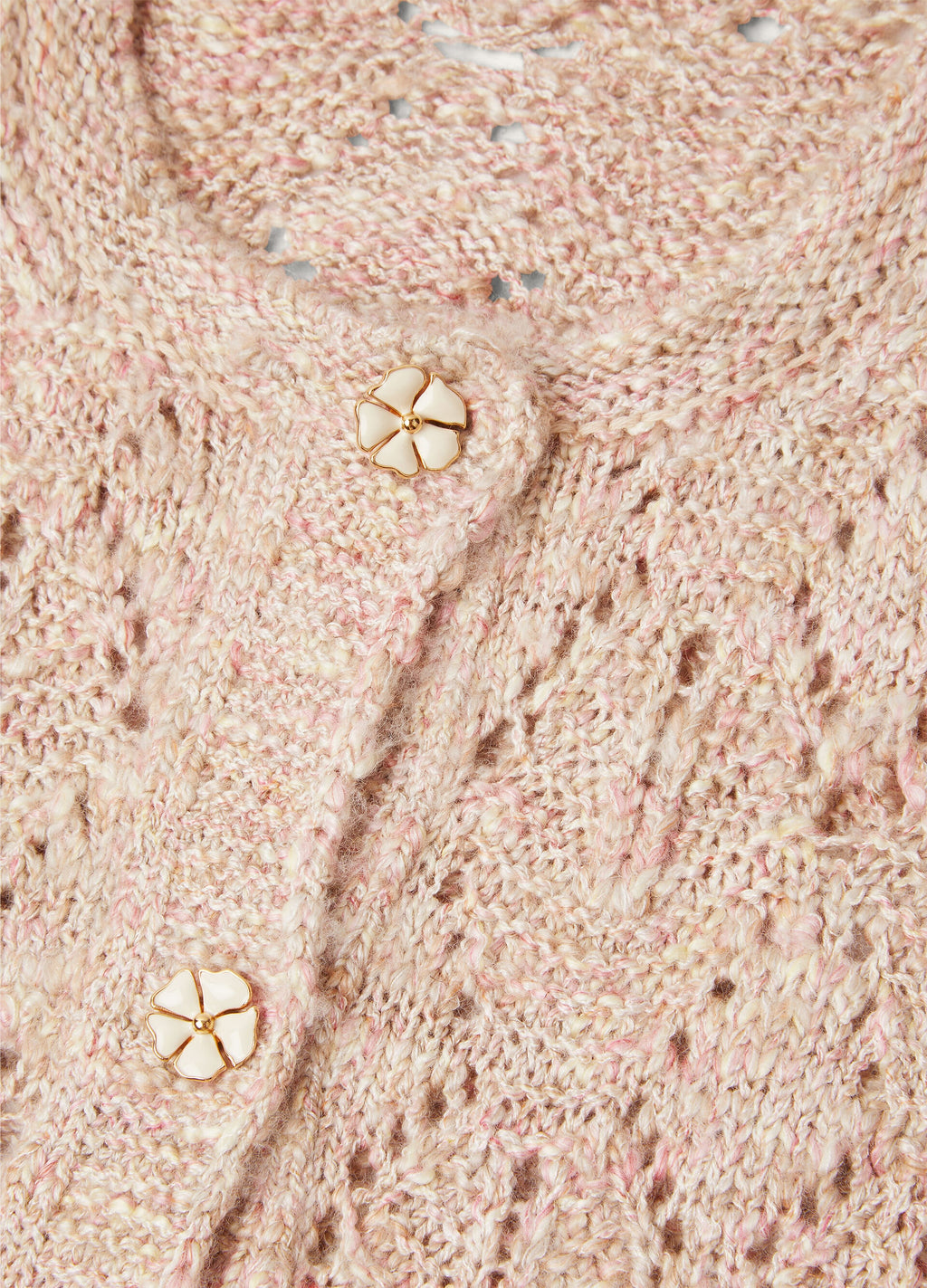 Verbania Cardigan - Dried Flower Petals
