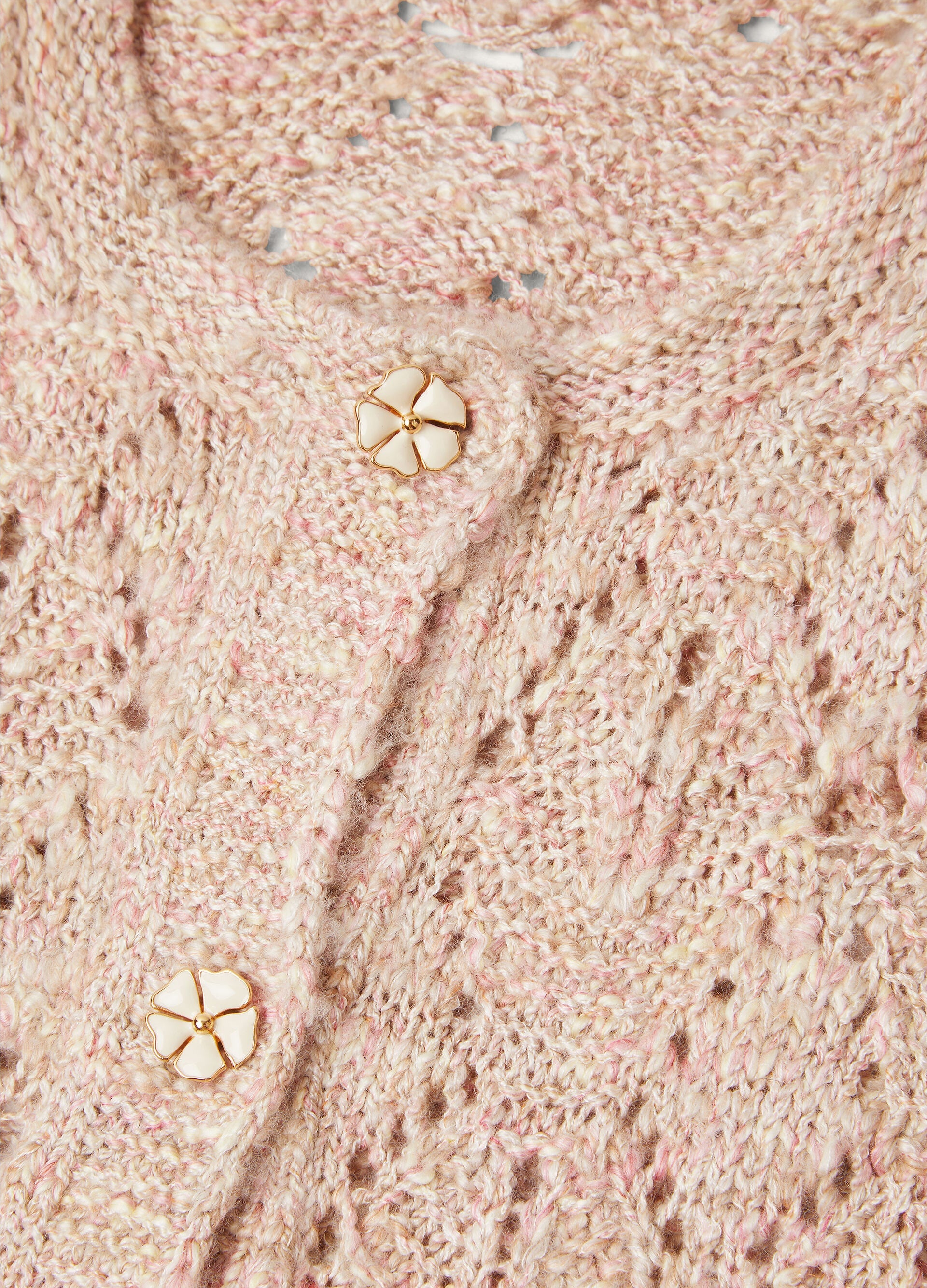 Verbania Cardigan - Dried Flower Petals