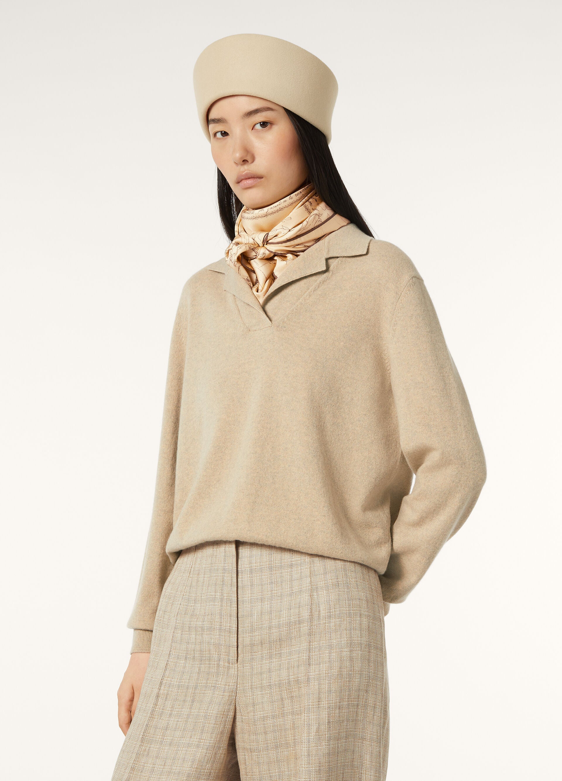 Arona Polo Shirt - Maple Walnut Melange