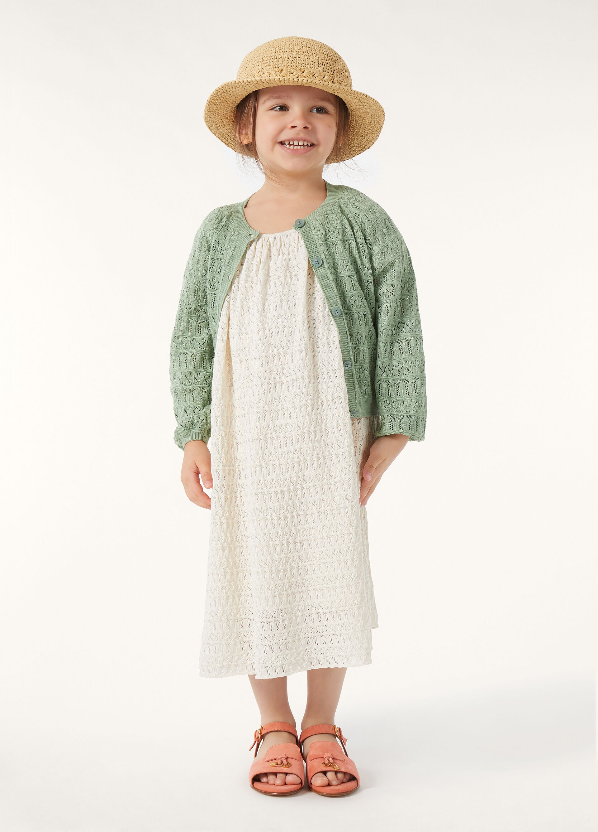 Kid's Daisy Dress - Creamy Yellow