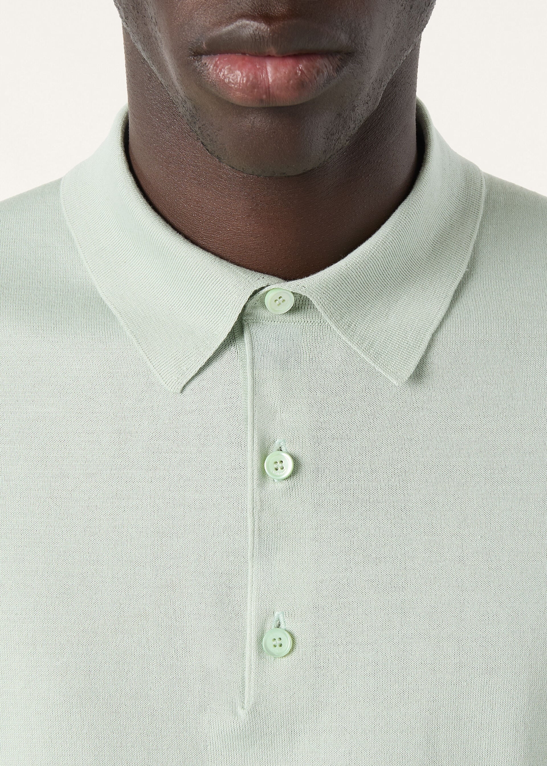 Polo Shirt - Pale Leaf