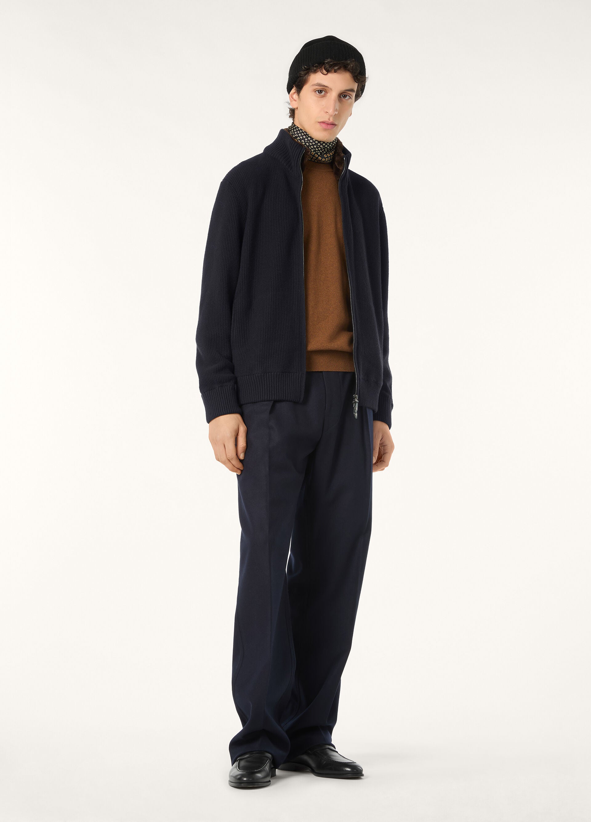 Alpe Bomber Sweater - Navy Blue