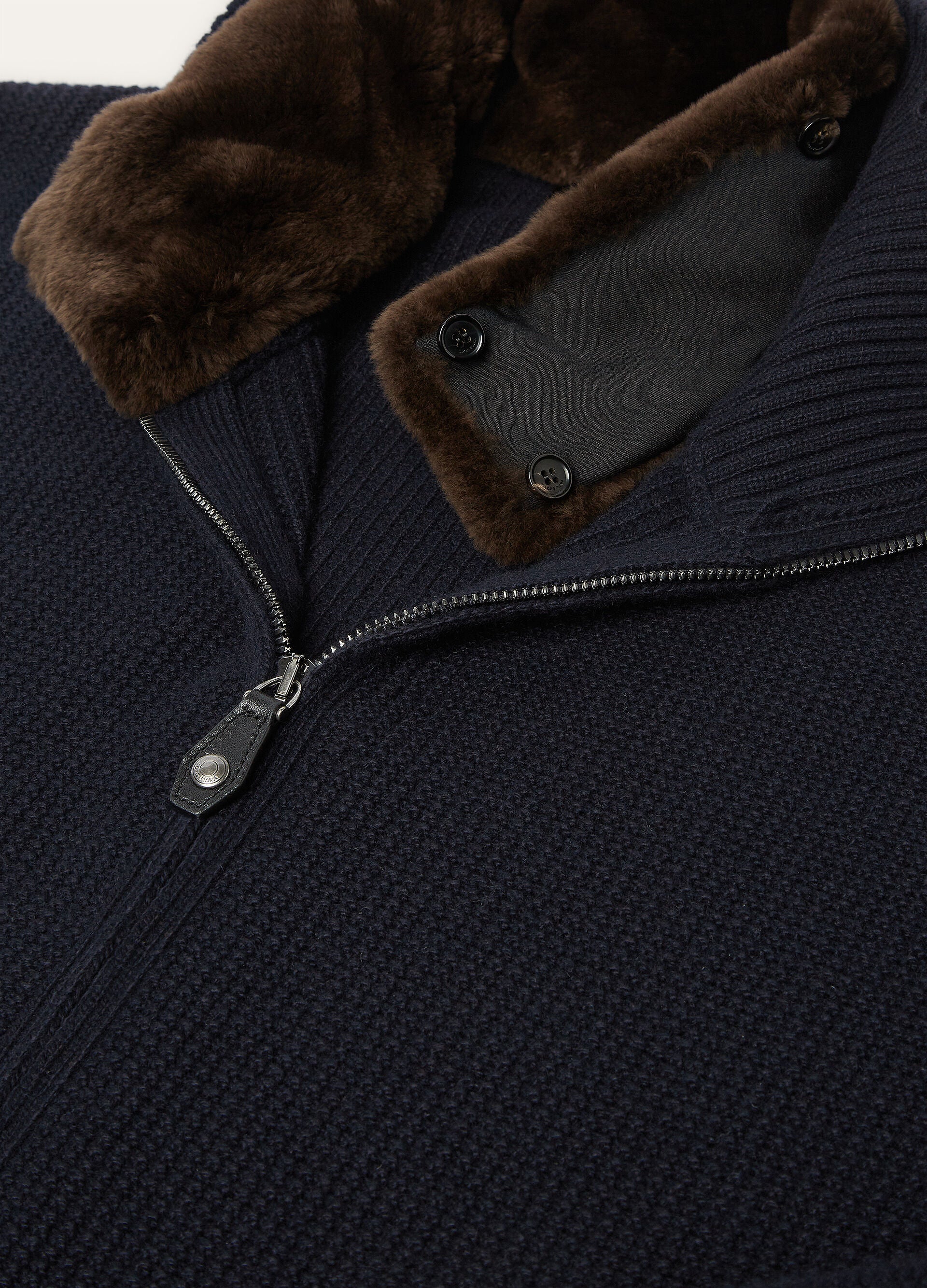 Alpe Bomber Sweater - Navy Blue