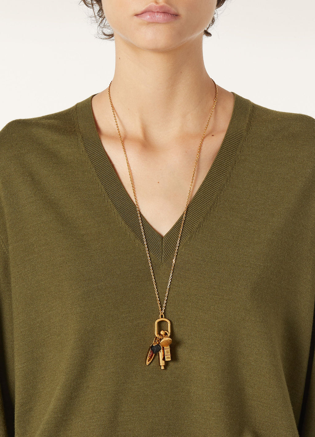Royal Lightness™ V-Neck - Fern Meadow