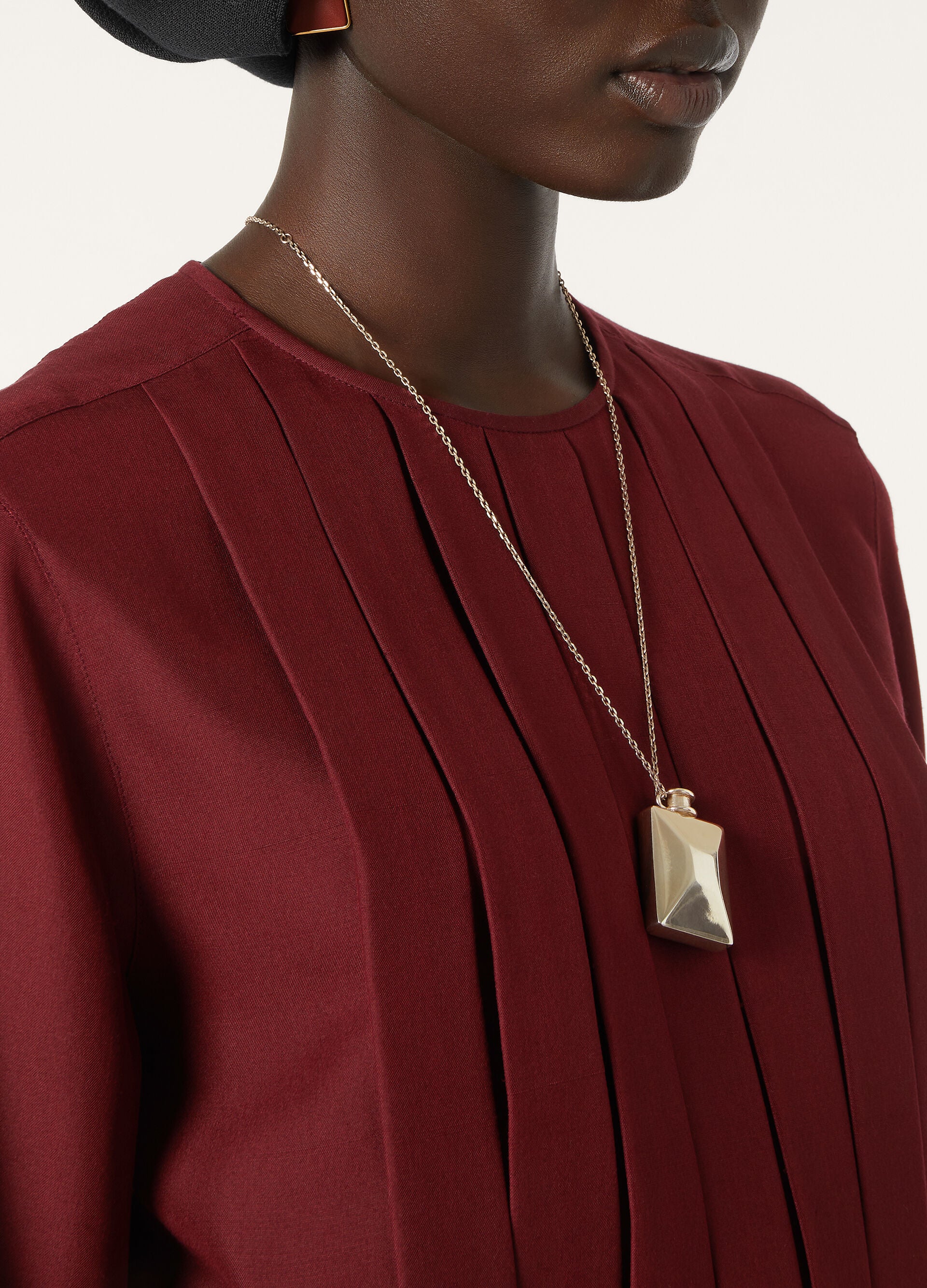 Rossana Blouse - Deep Maroon