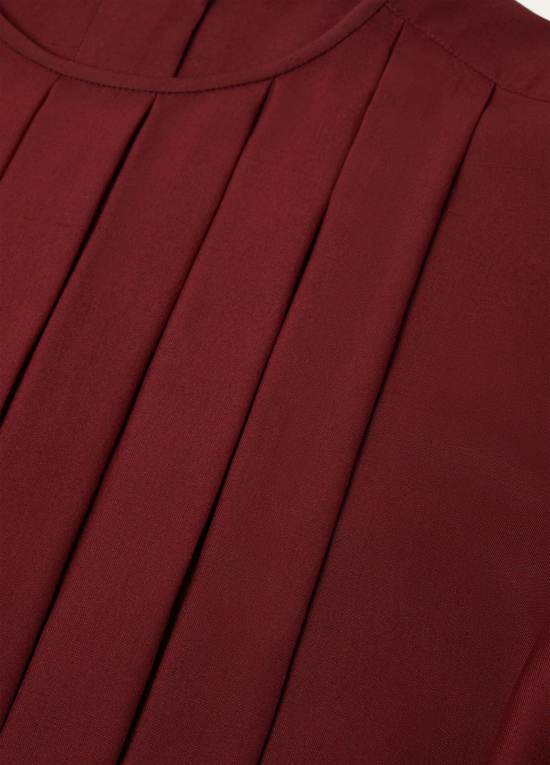 Rossana Blouse - Deep Maroon