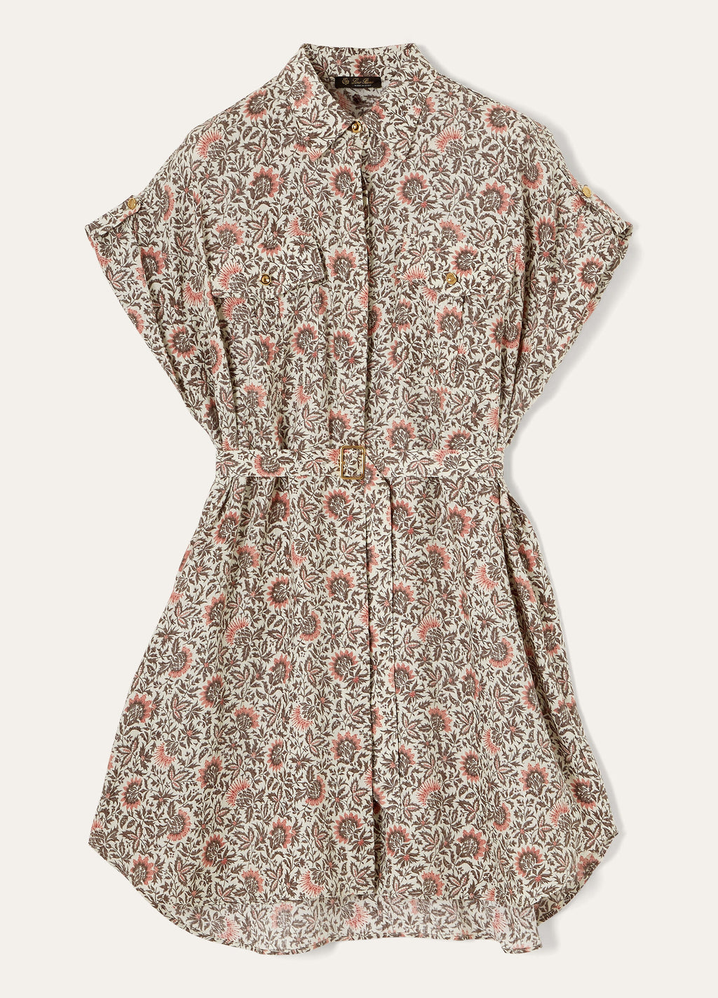 Idris Dress - Chalk/Graphite Powder/Dahlia