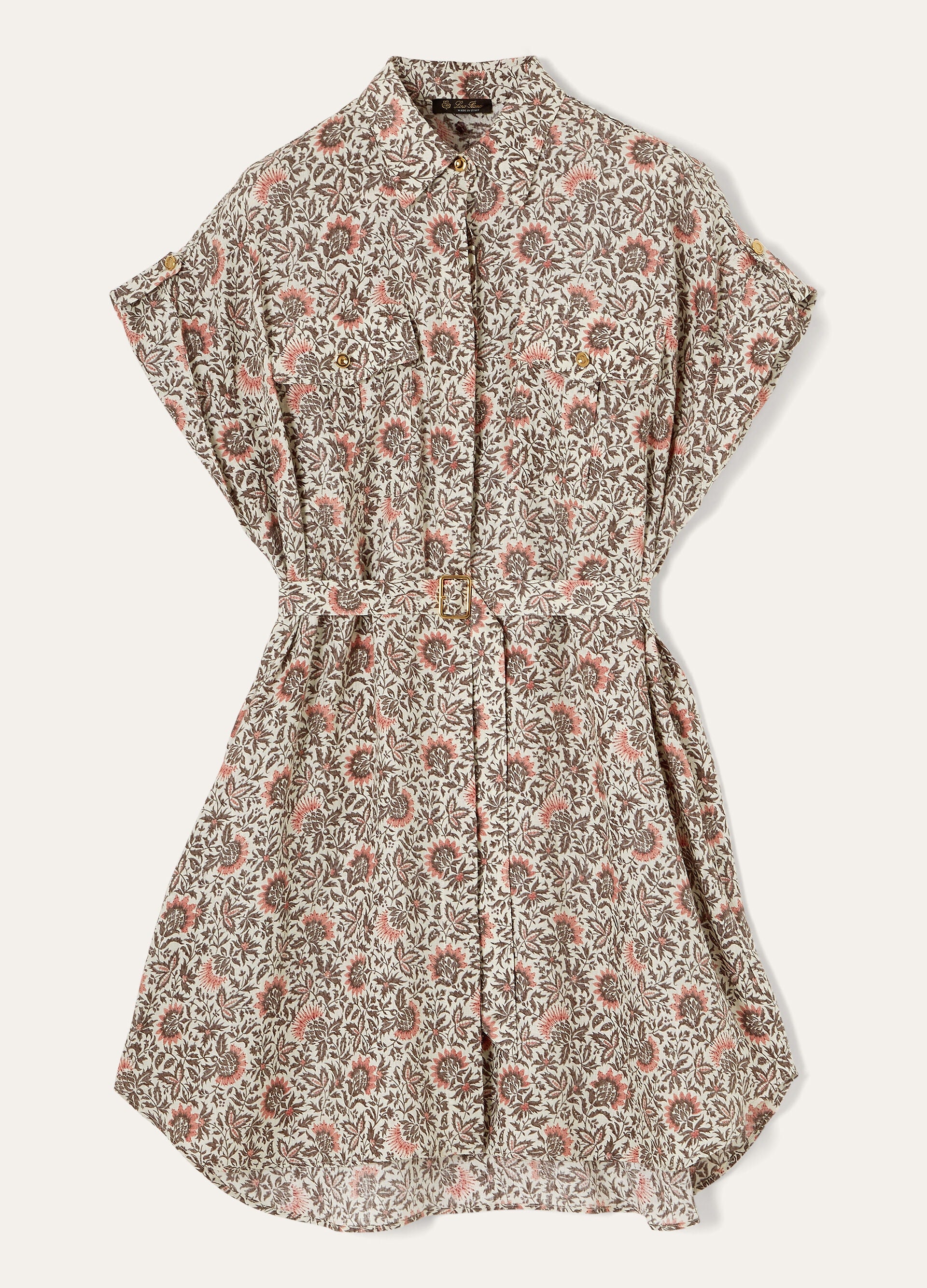 Idris Dress - Chalk/Graphite Powder/Dahlia