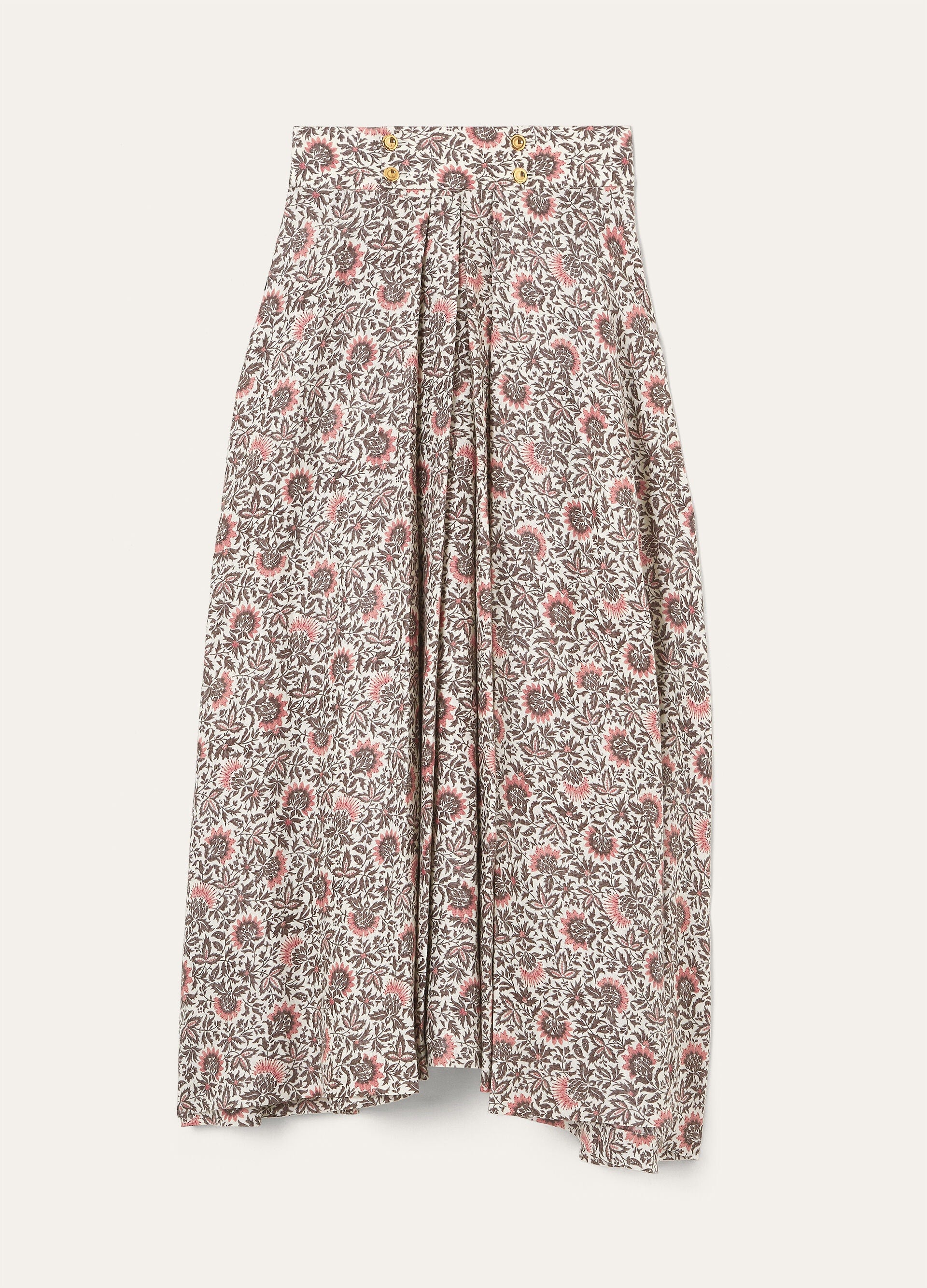 Jaya Skirt - Chalk/Graphite Powder/Dahlia