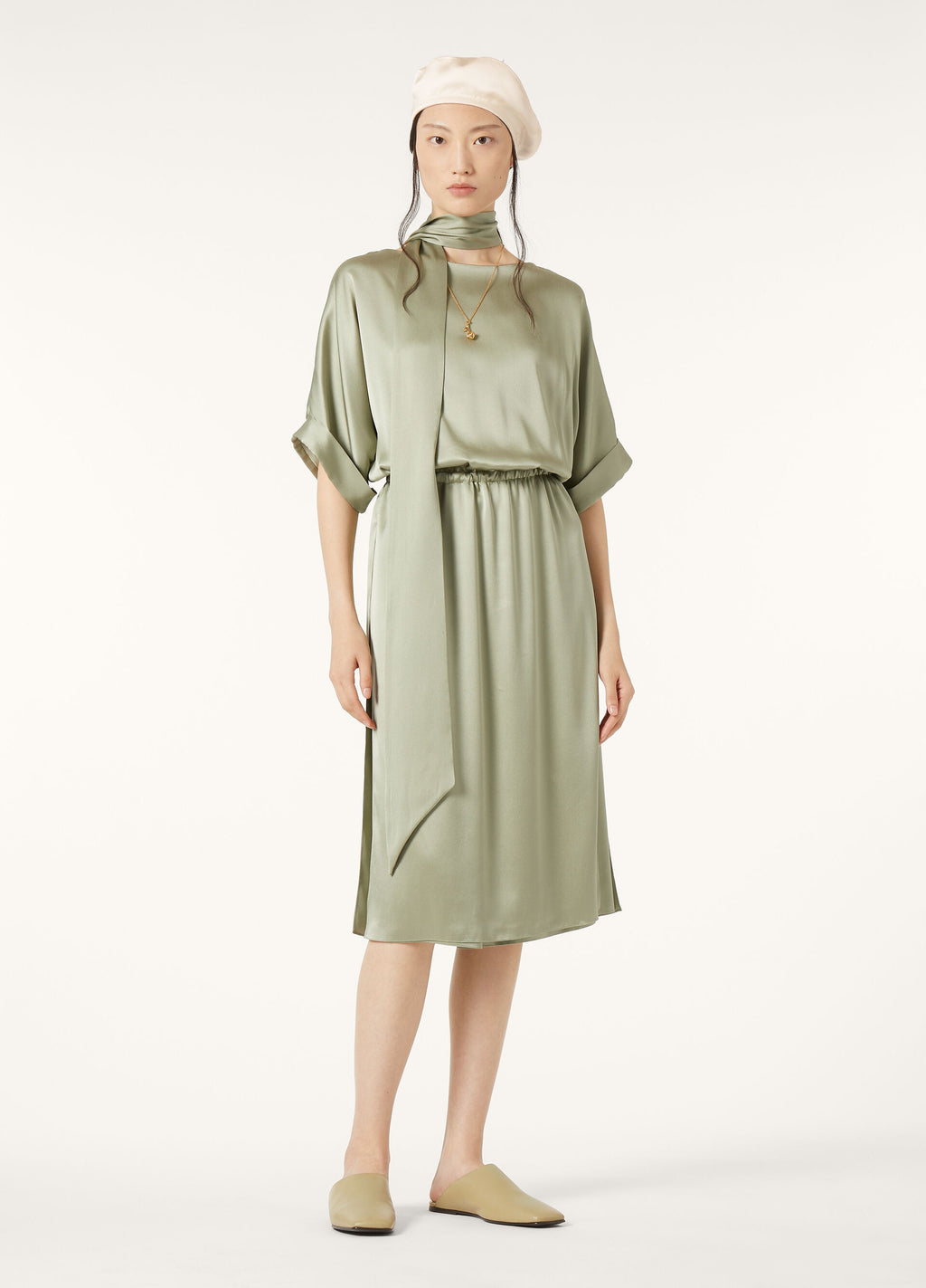 Caren Dress - Green Fluorite