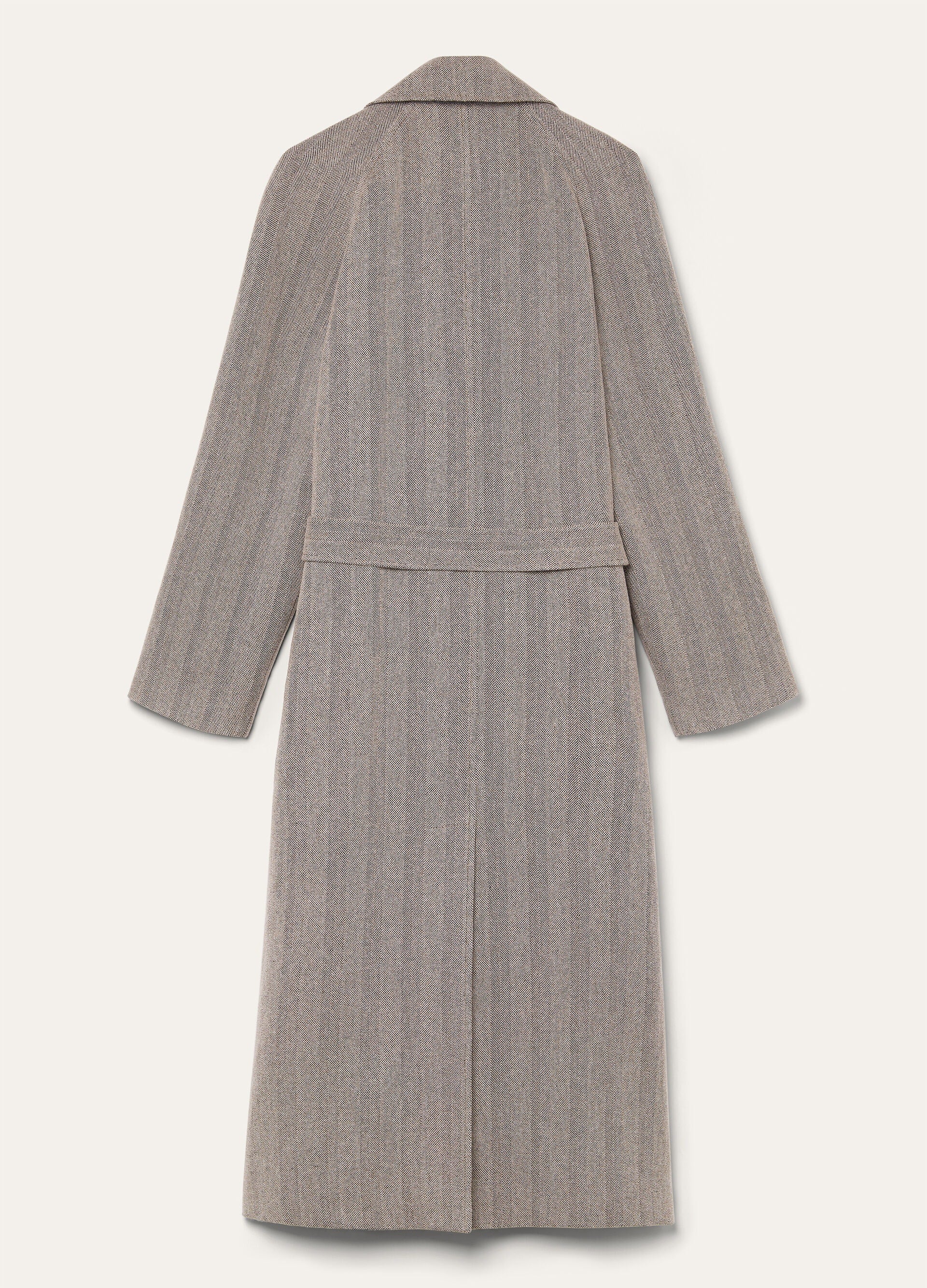 Foster Coat - Chalk/Black