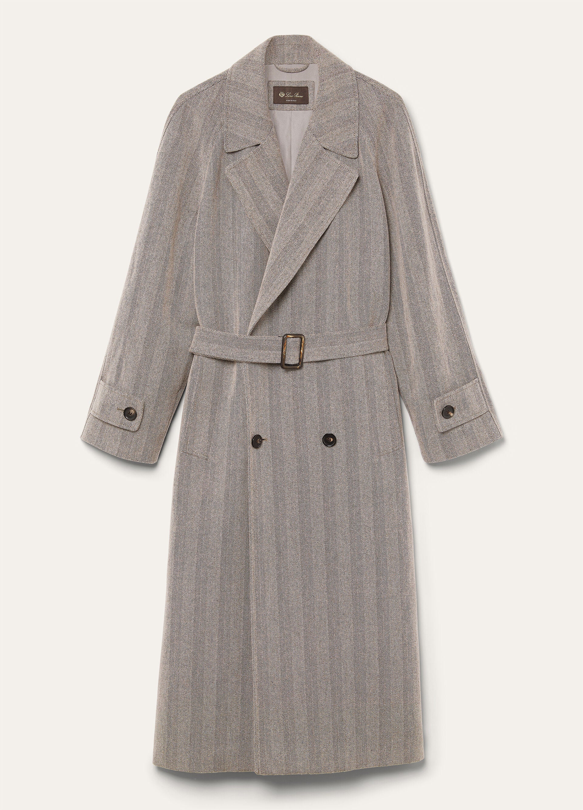 Foster Coat - Chalk/Black
