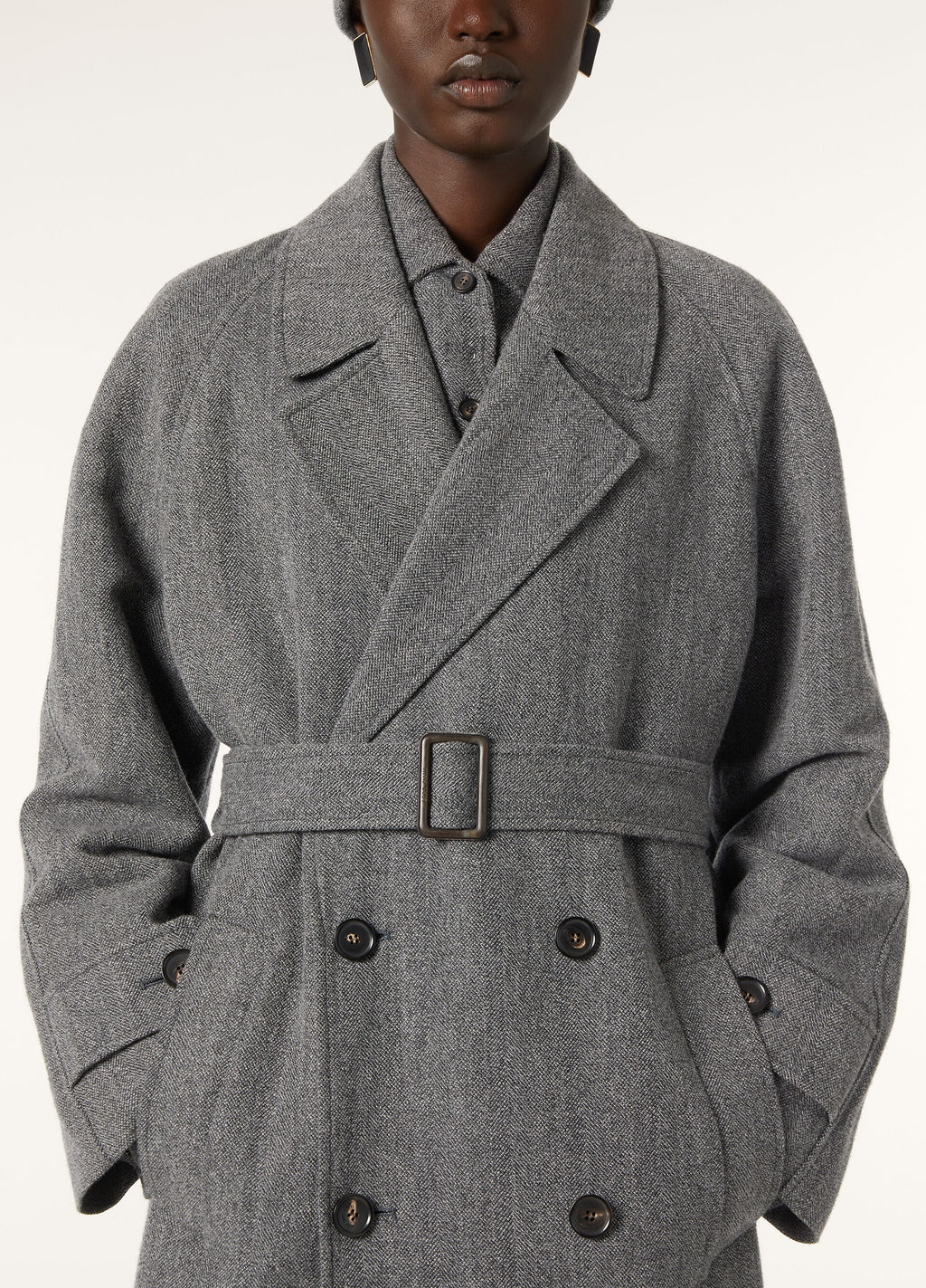 Foster Coat - Navy Blue
