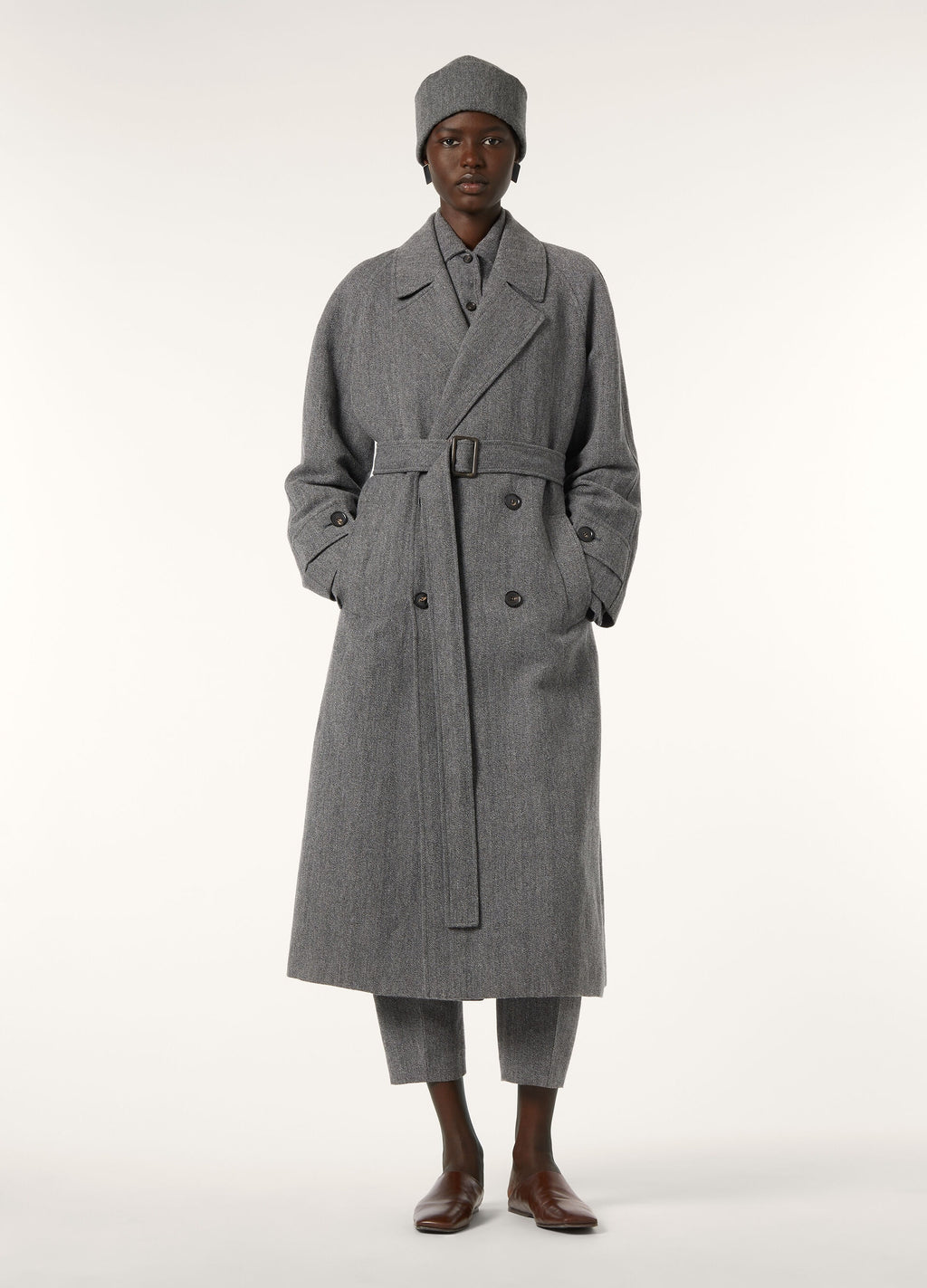 Foster Coat - Navy Blue