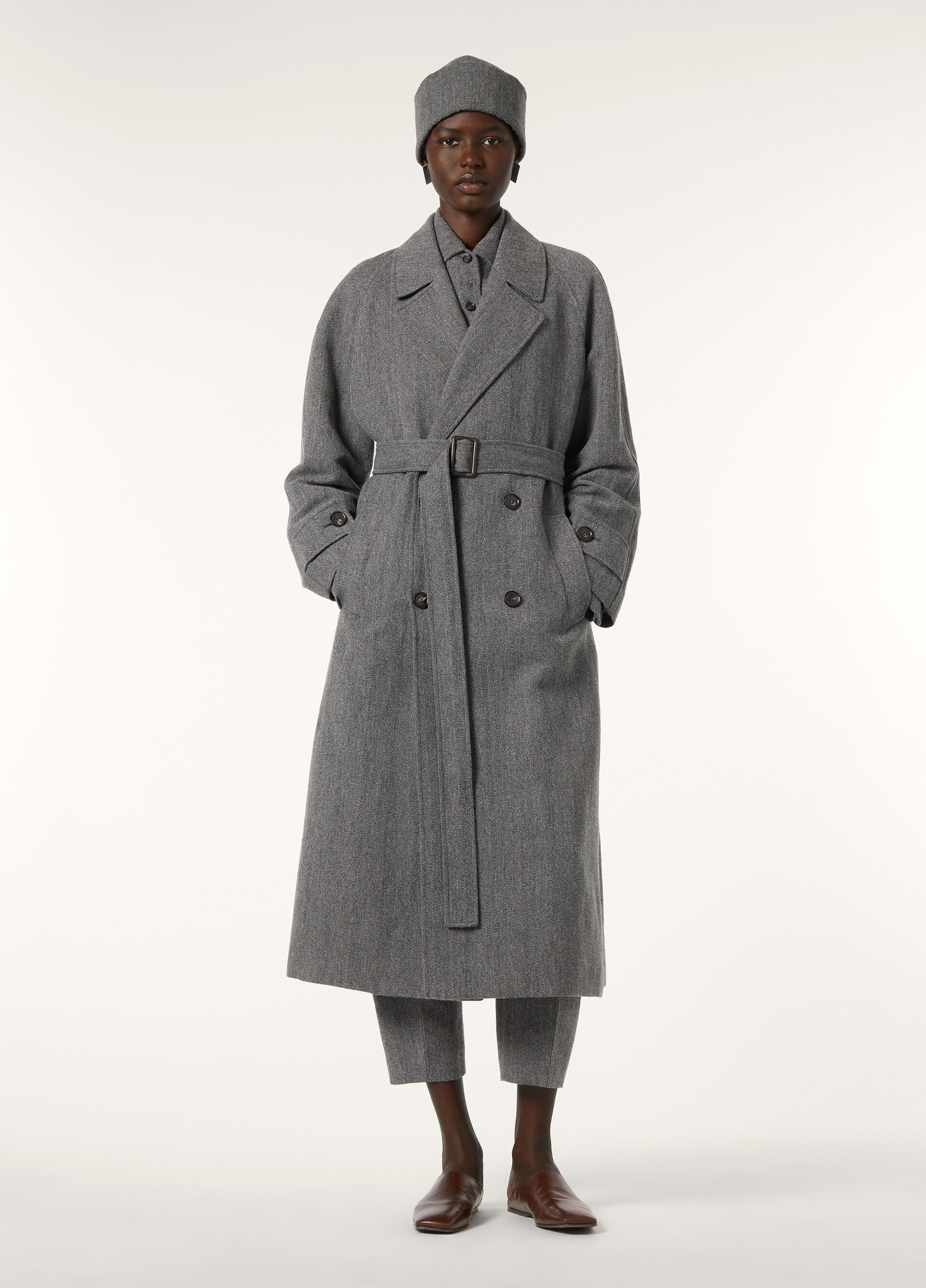 Foster Coat - Navy Blue